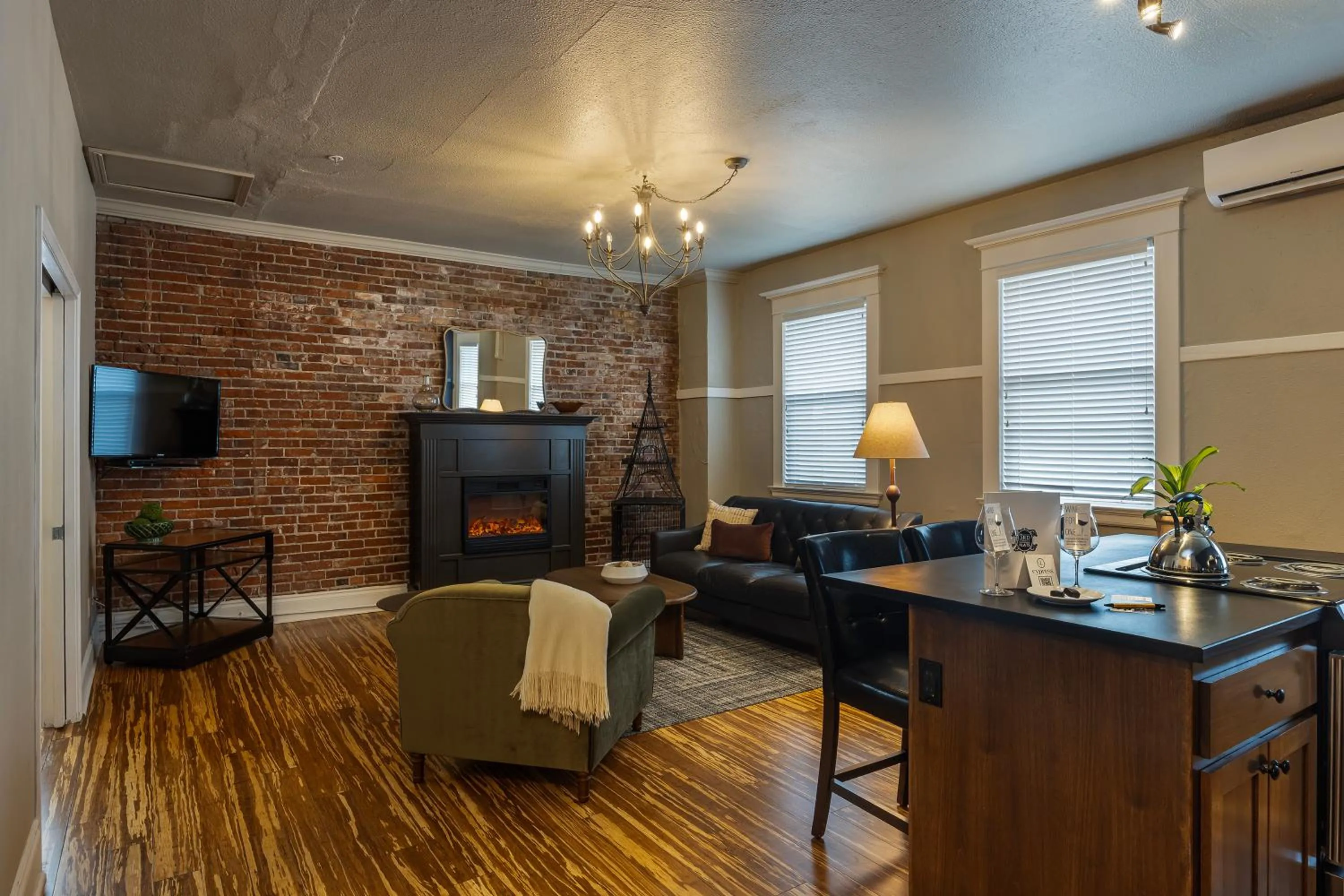 Living room in 3rd Street Flats