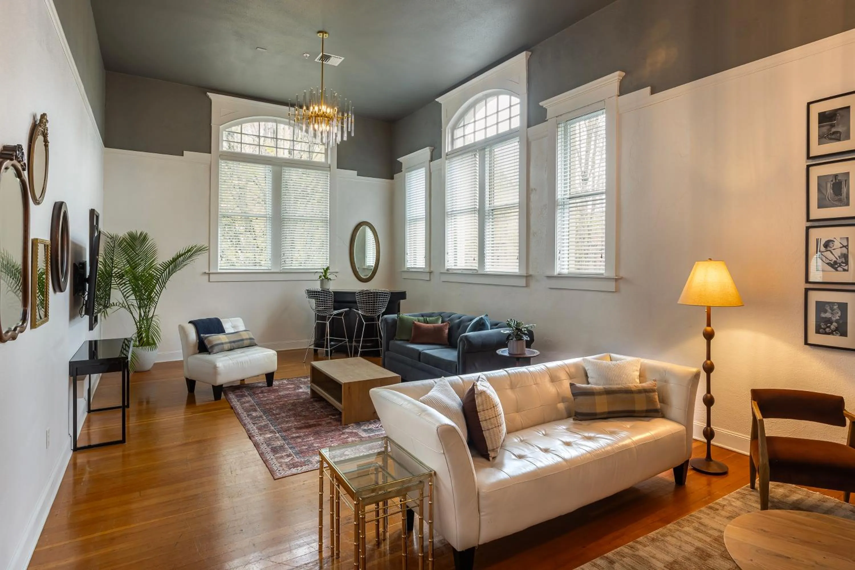 Living room in 3rd Street Flats