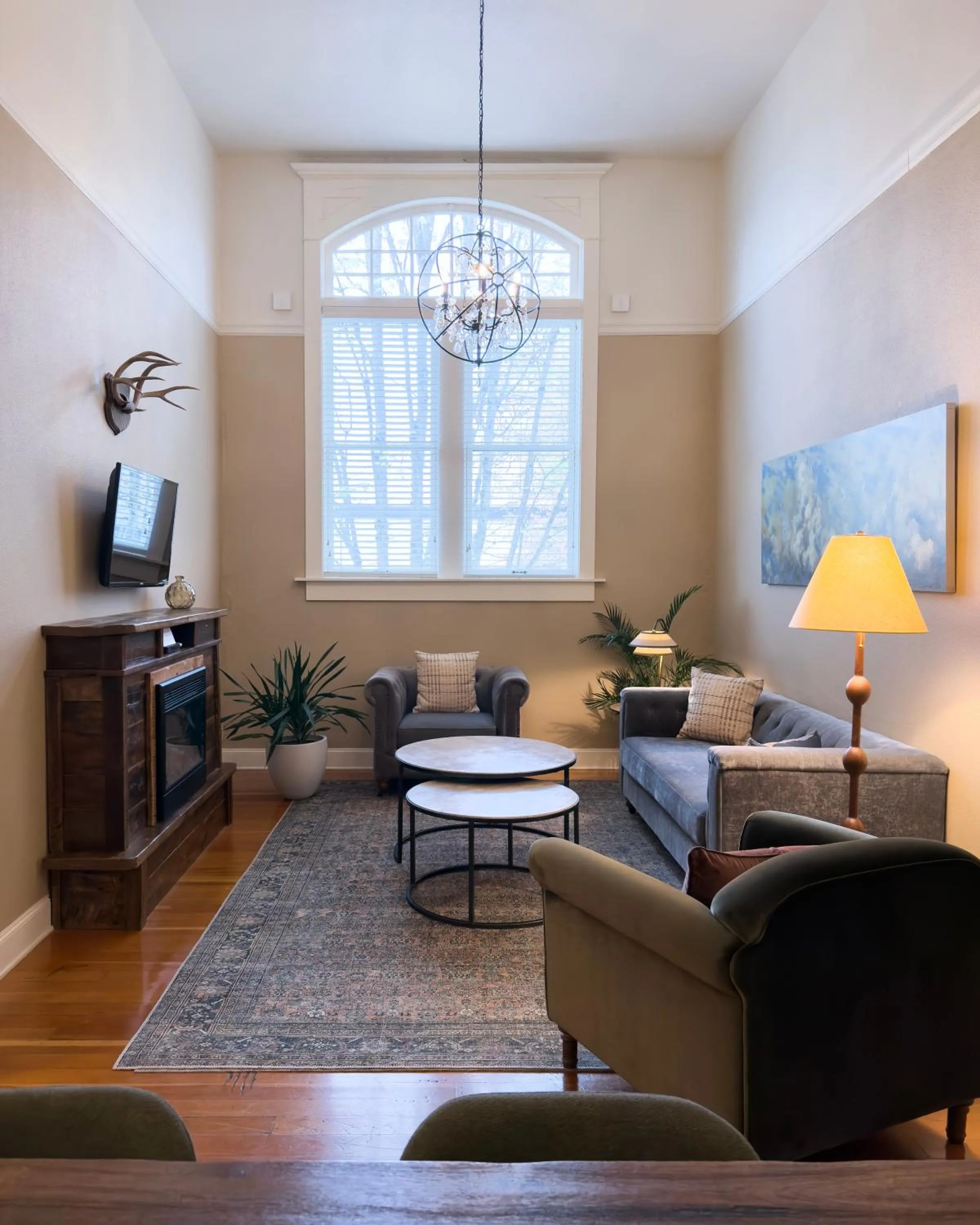 Living room in 3rd Street Flats