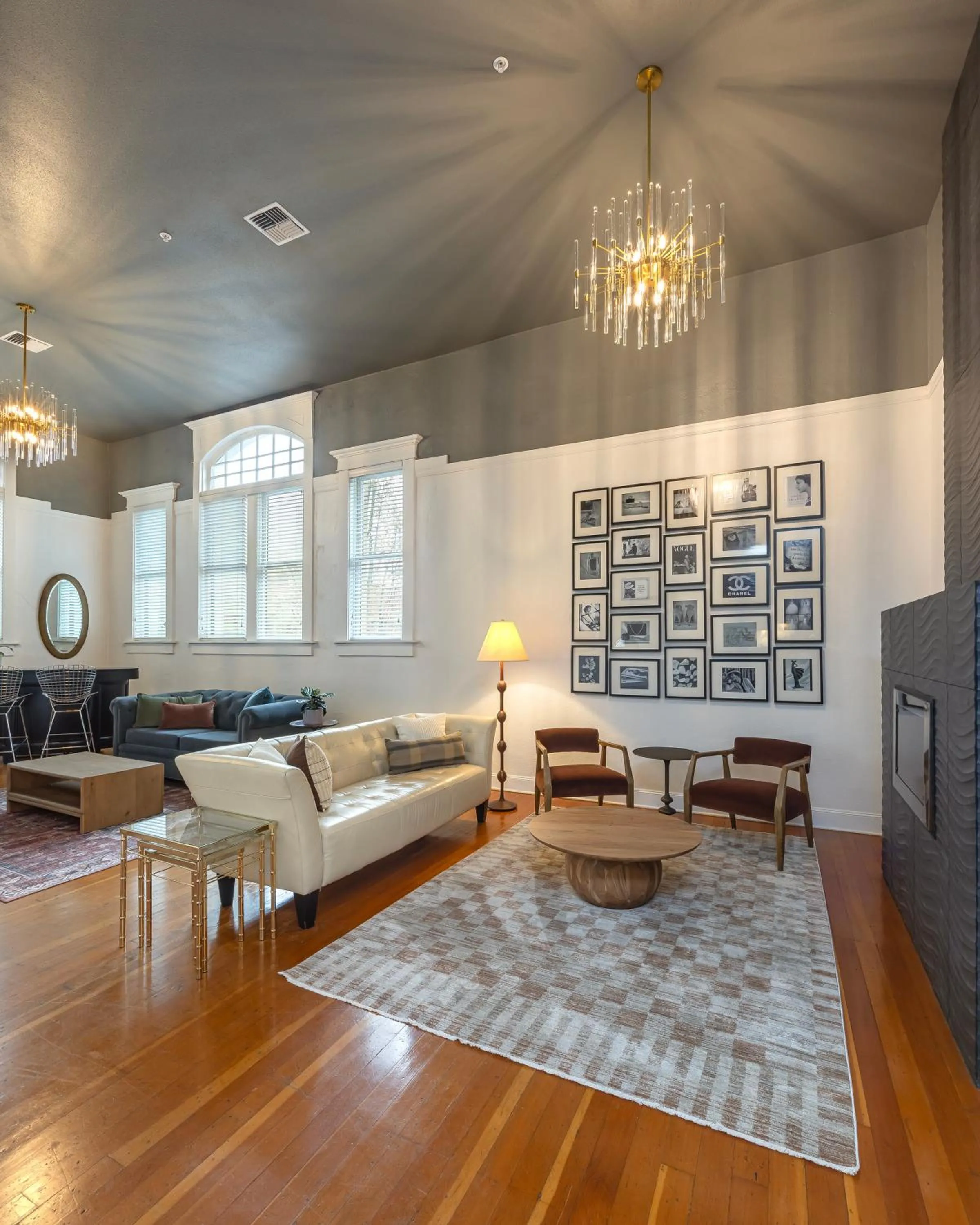 Living room in 3rd Street Flats