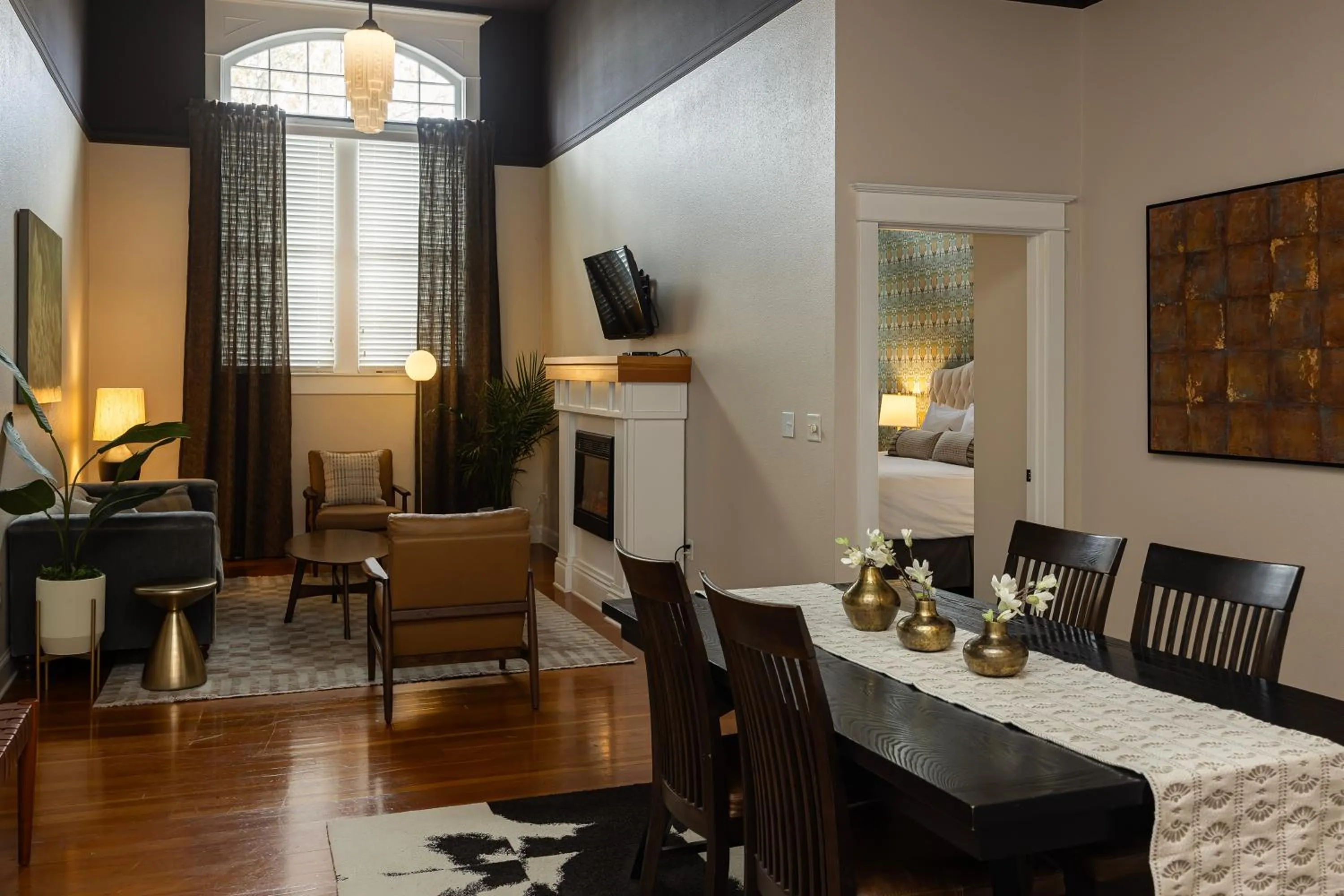 Living room in 3rd Street Flats