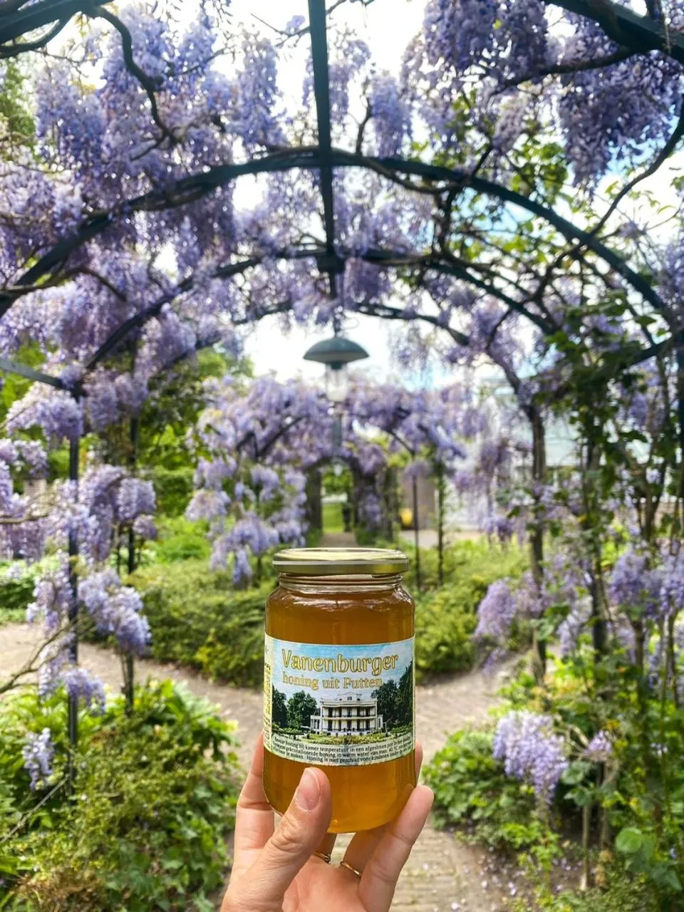 Garden in Kasteel De Vanenburg