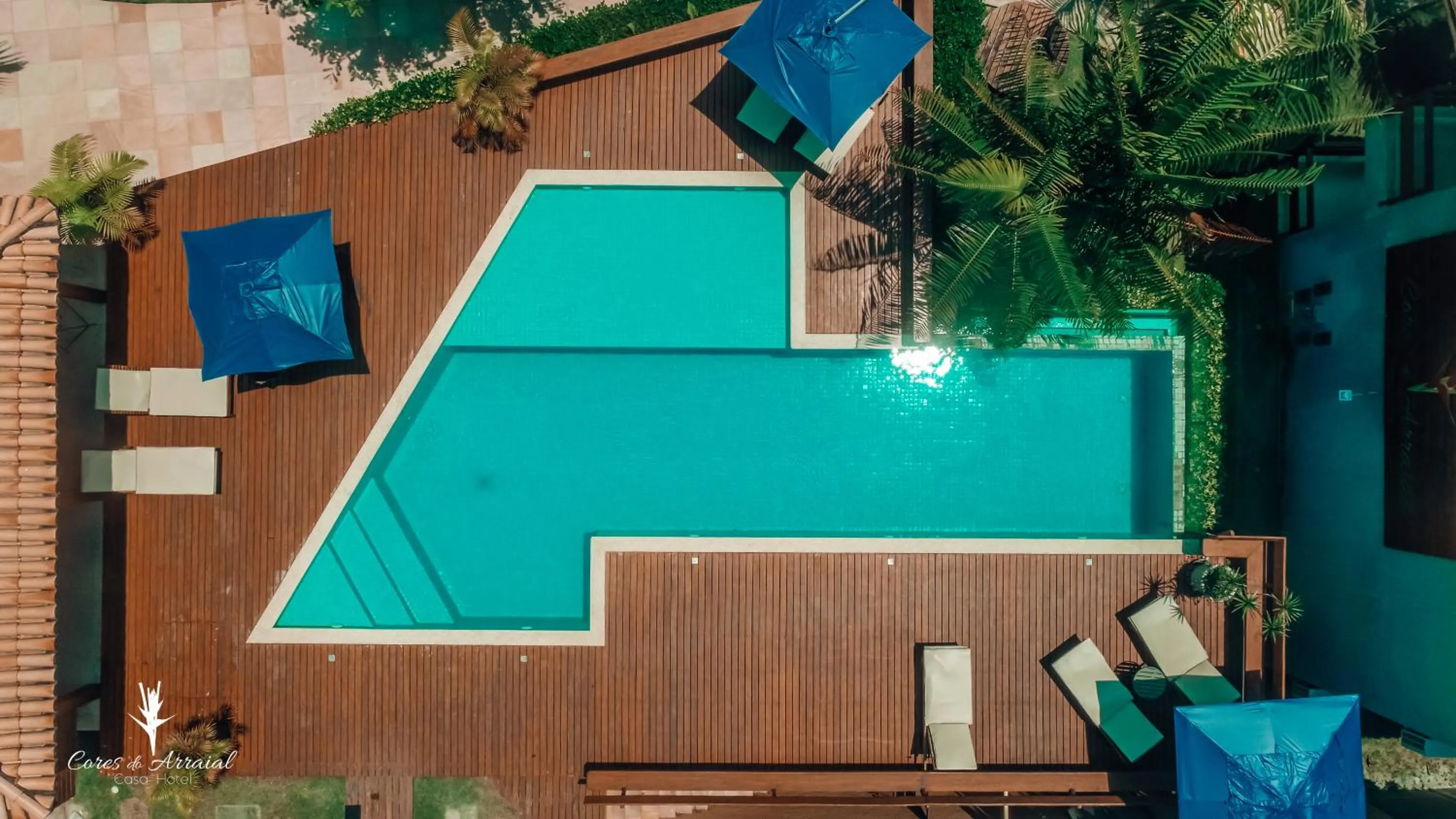 Pool view in Cores do Arraial Residence Hotel