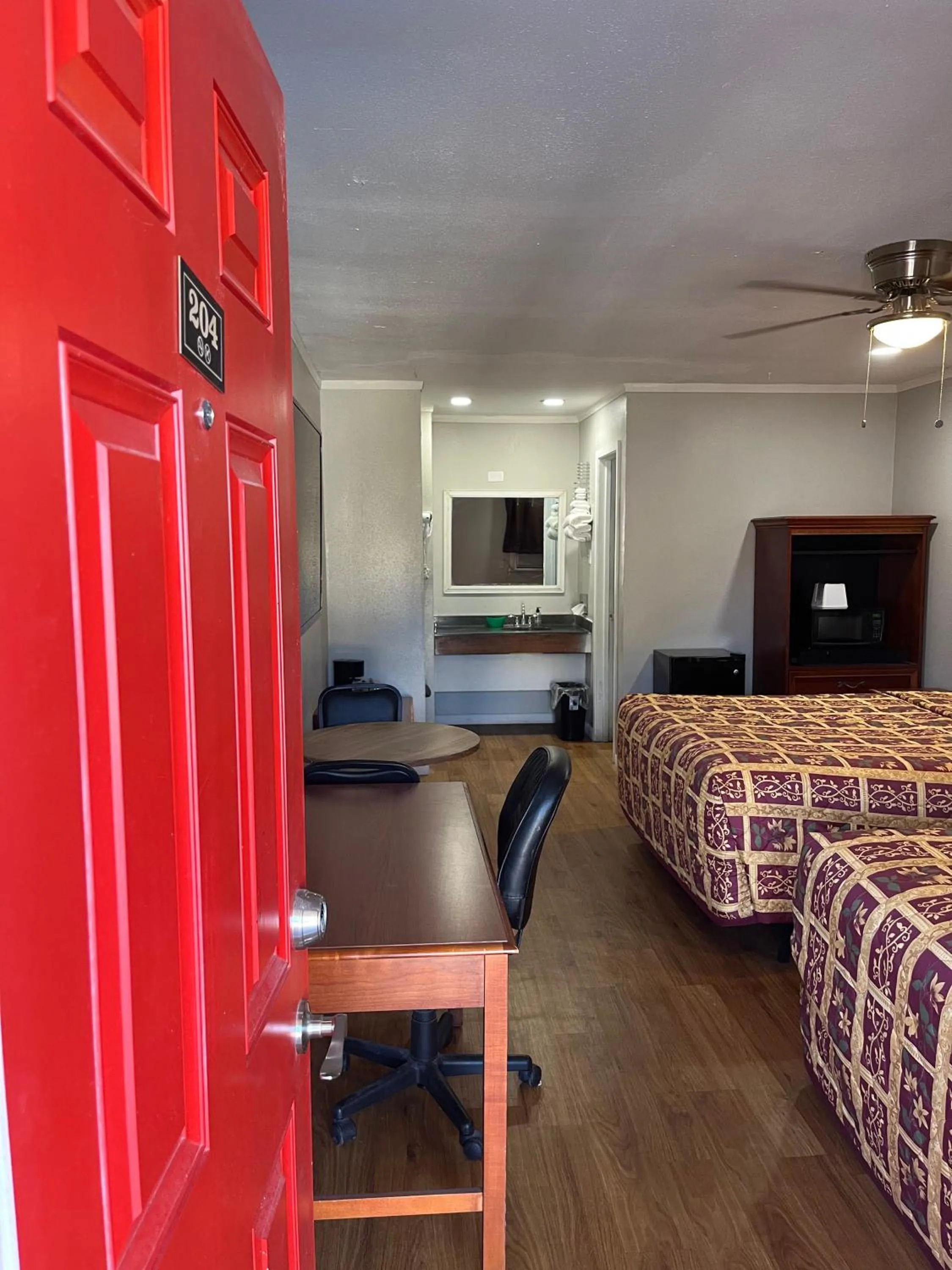 Bed in Ladybird Inn