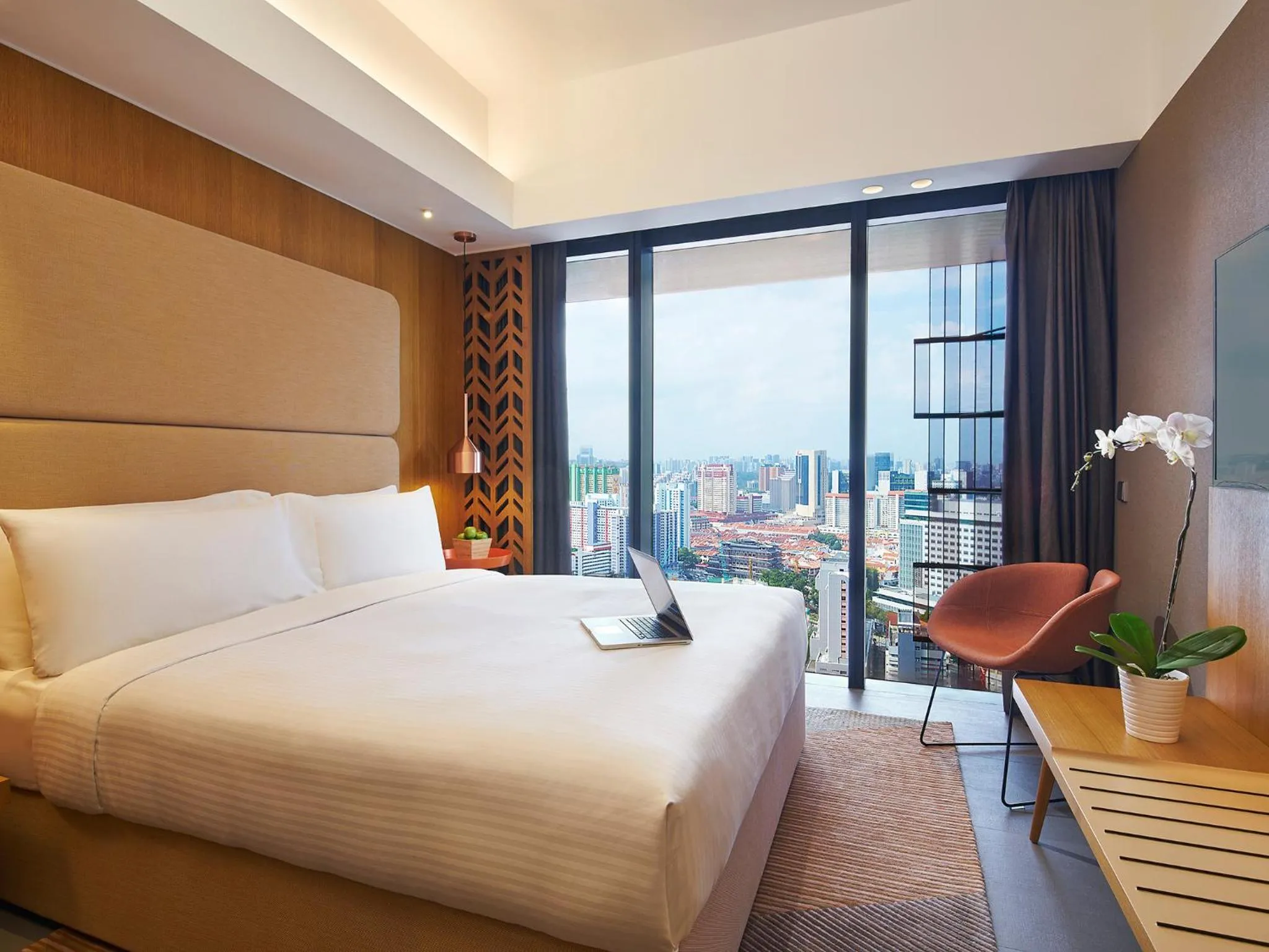 Photo of the whole room, Bed in Oasia Hotel Downtown, Singapore by Far East Hospitality