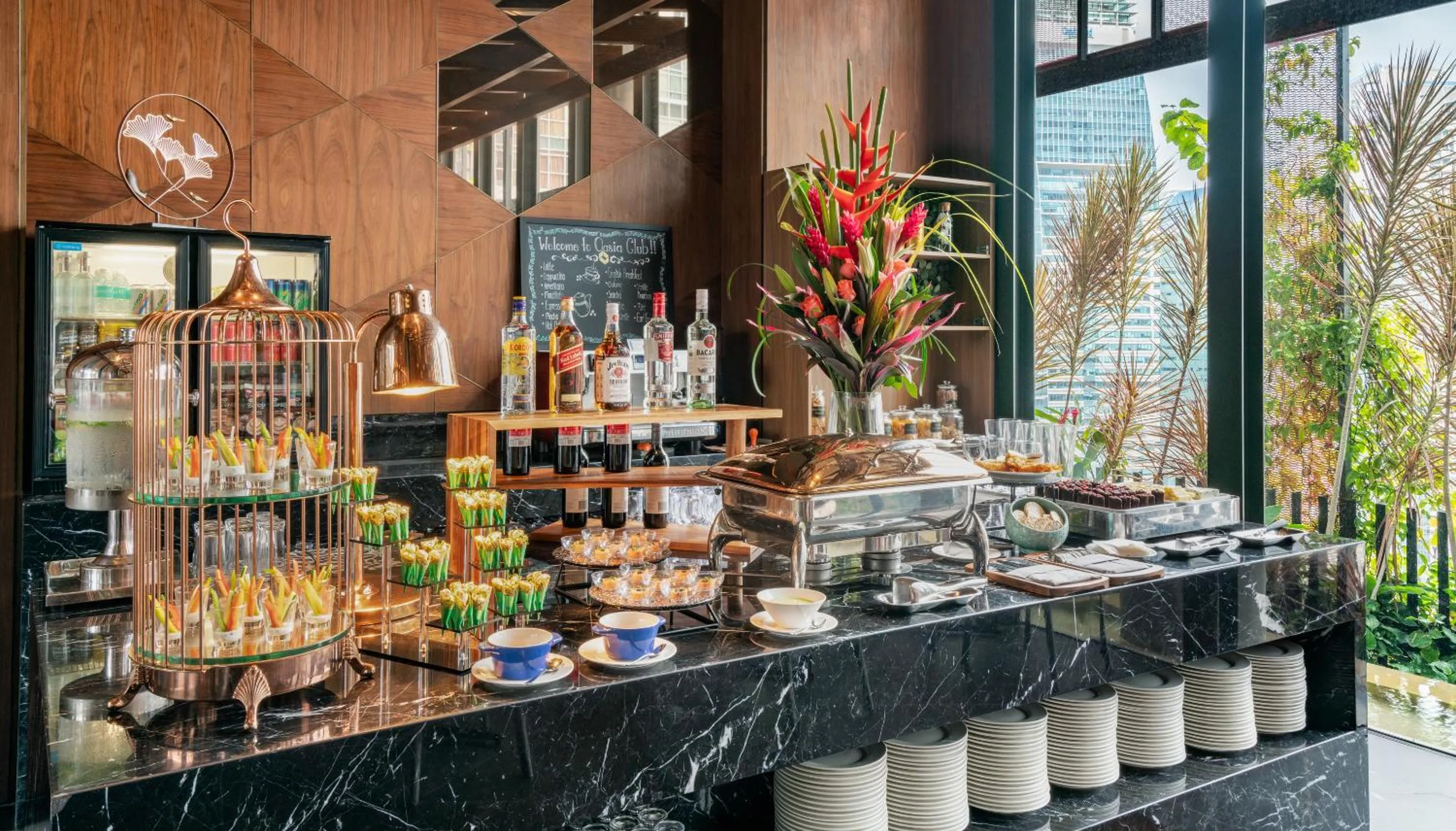 Lounge or bar in Oasia Hotel Downtown, Singapore by Far East Hospitality