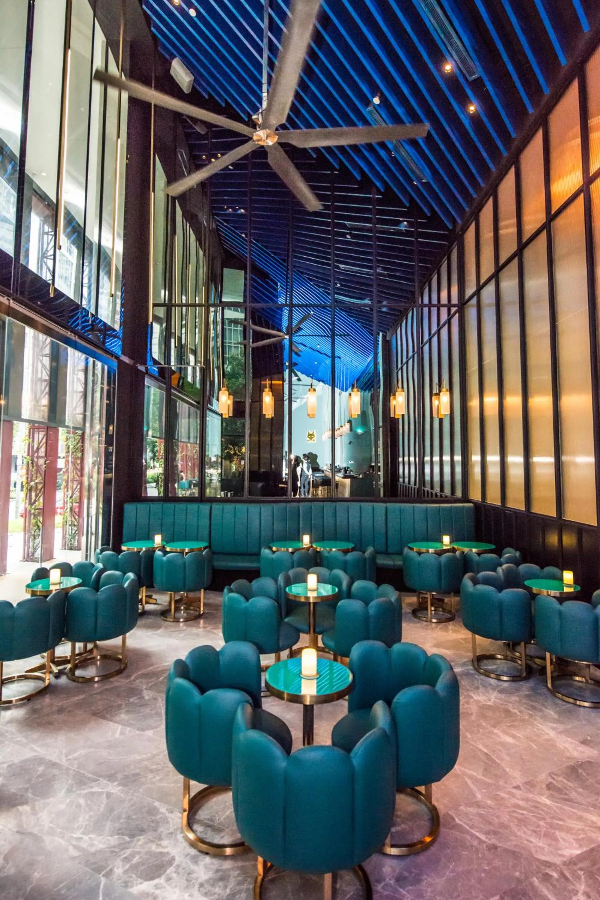 Lounge or bar in Oasia Hotel Downtown, Singapore by Far East Hospitality