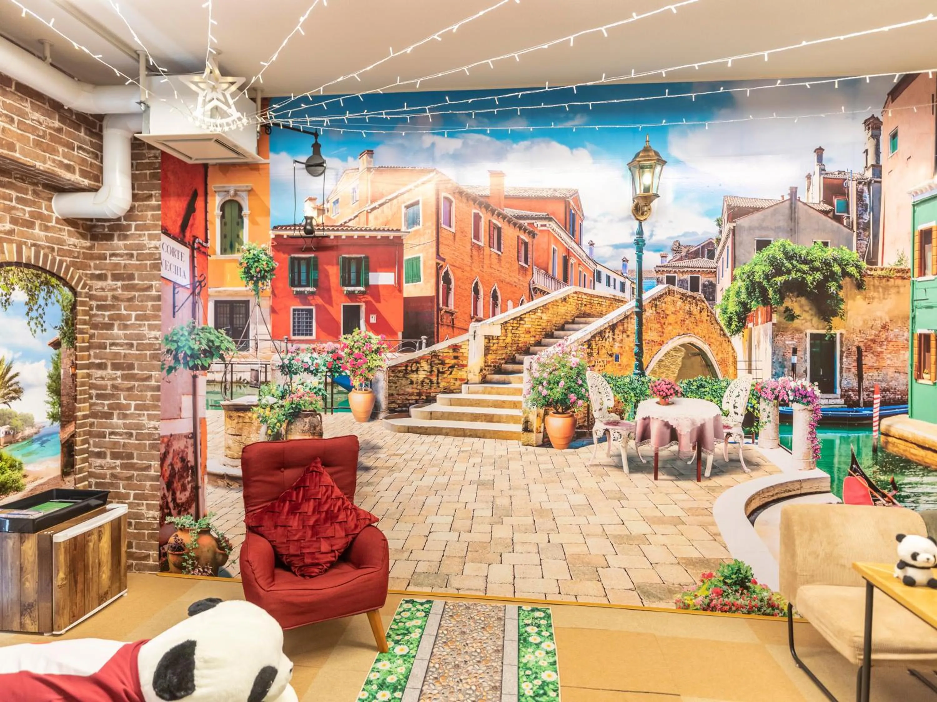 Decorative detail in Omotenashi Hostel Miyajima