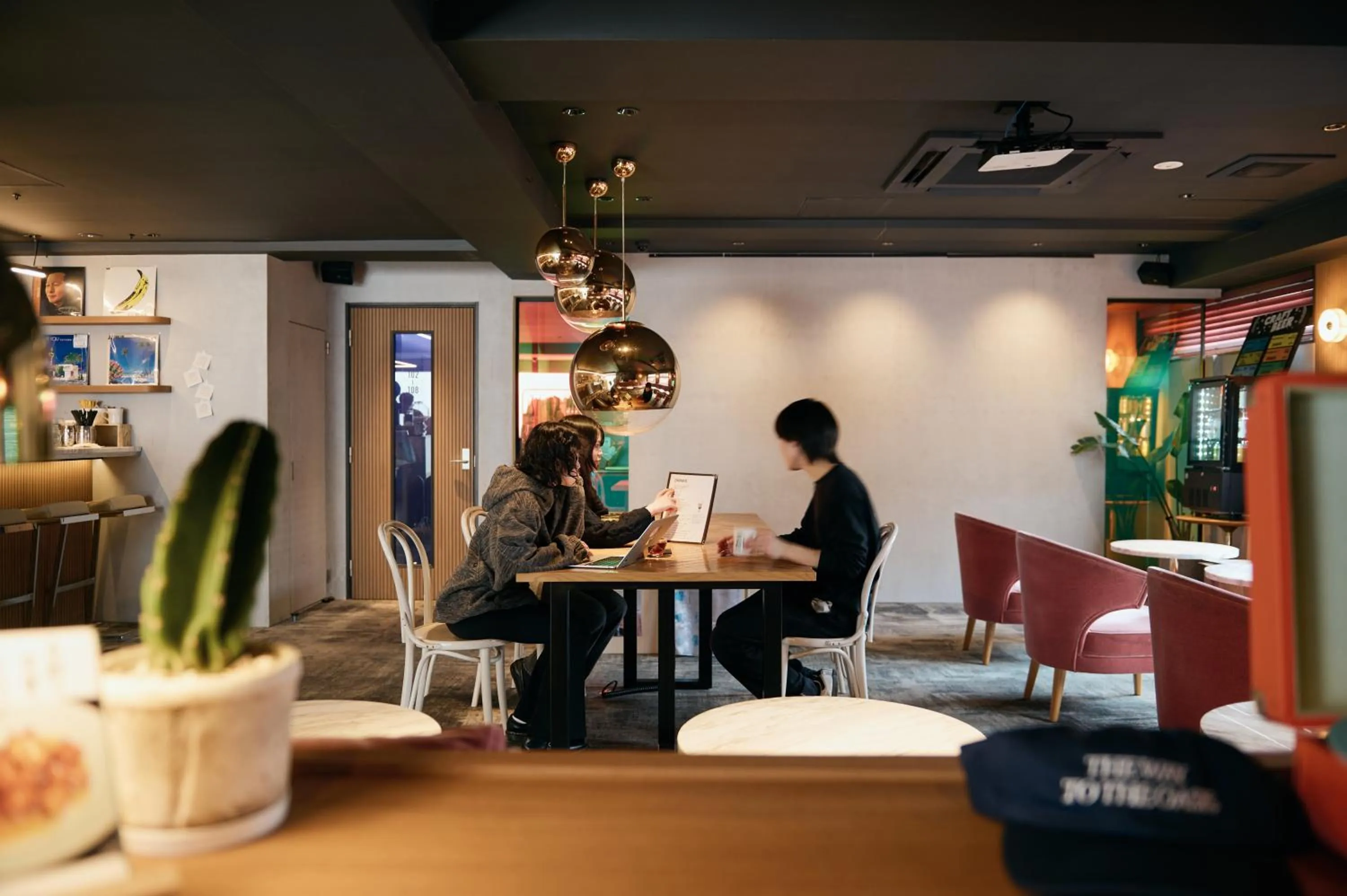 Lounge or bar in Hotel She, Kyoto