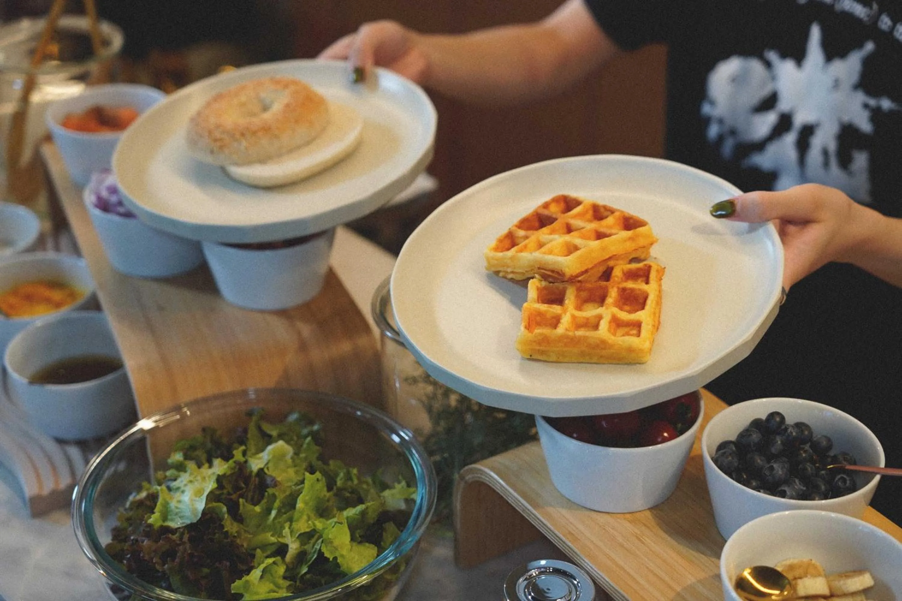 Breakfast in Hotel She, Kyoto
