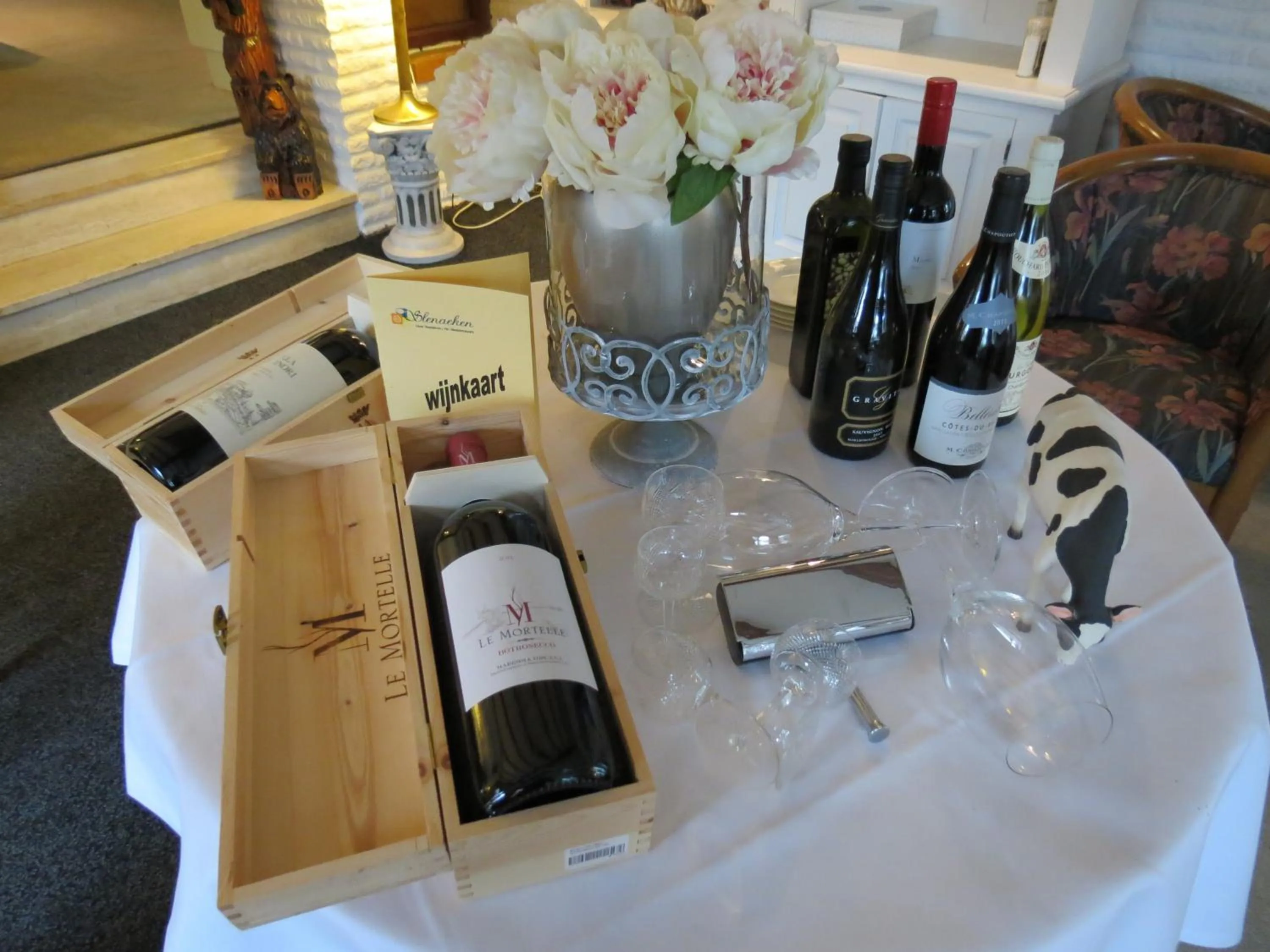 Decorative detail in Hotel Residentie Slenaeken