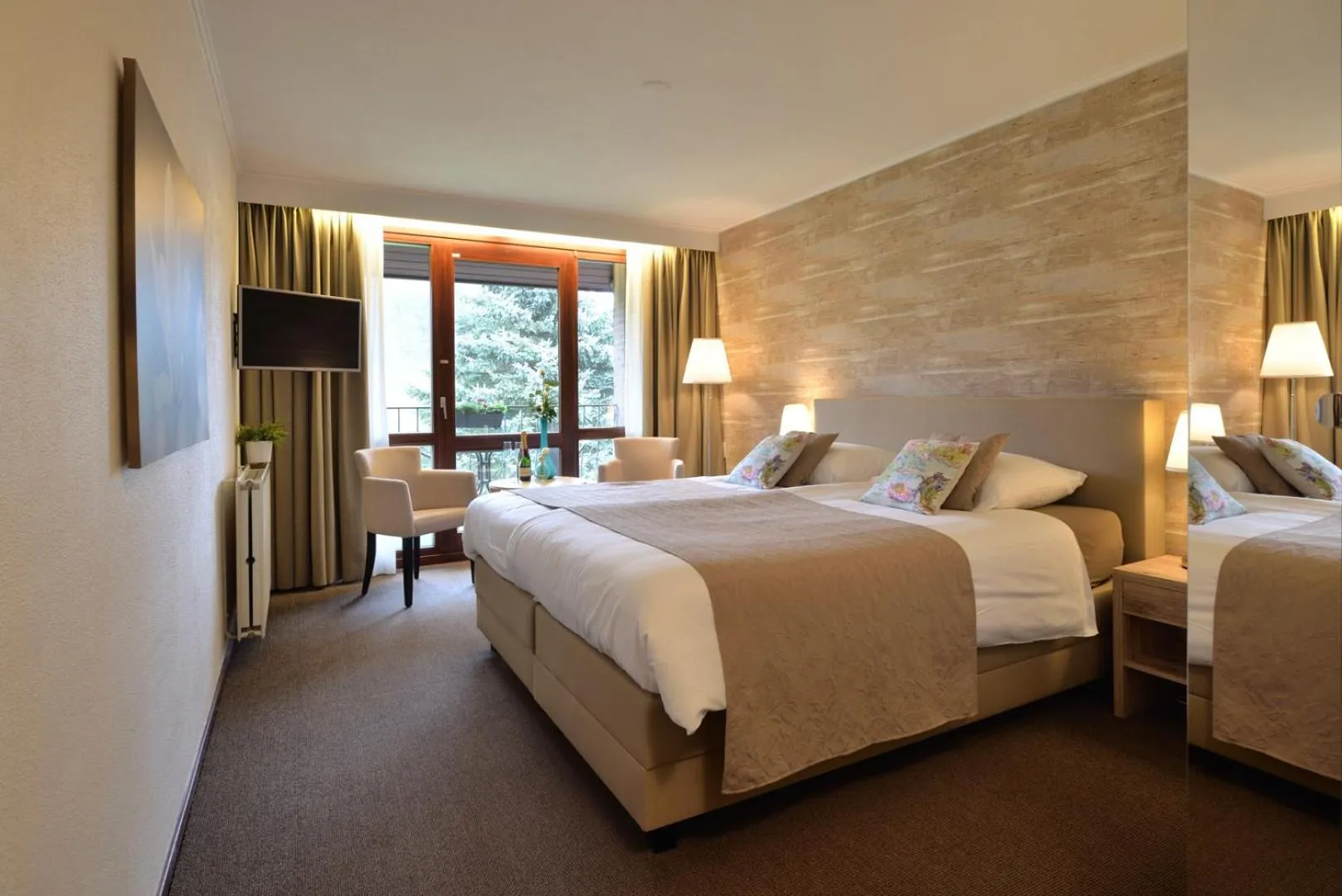 Bed in Hotel Residentie Slenaeken