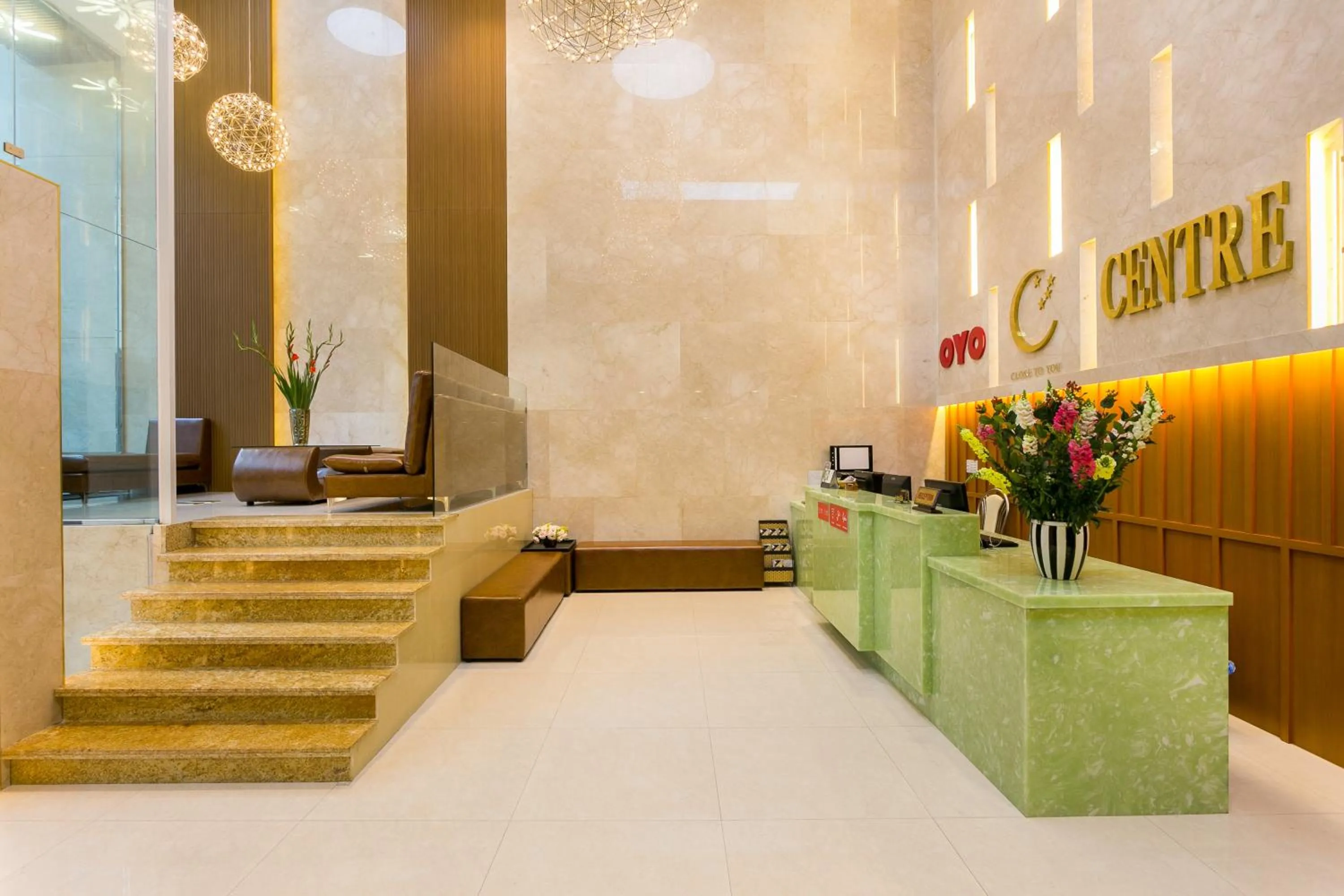 Lobby or reception in Centre Hotel