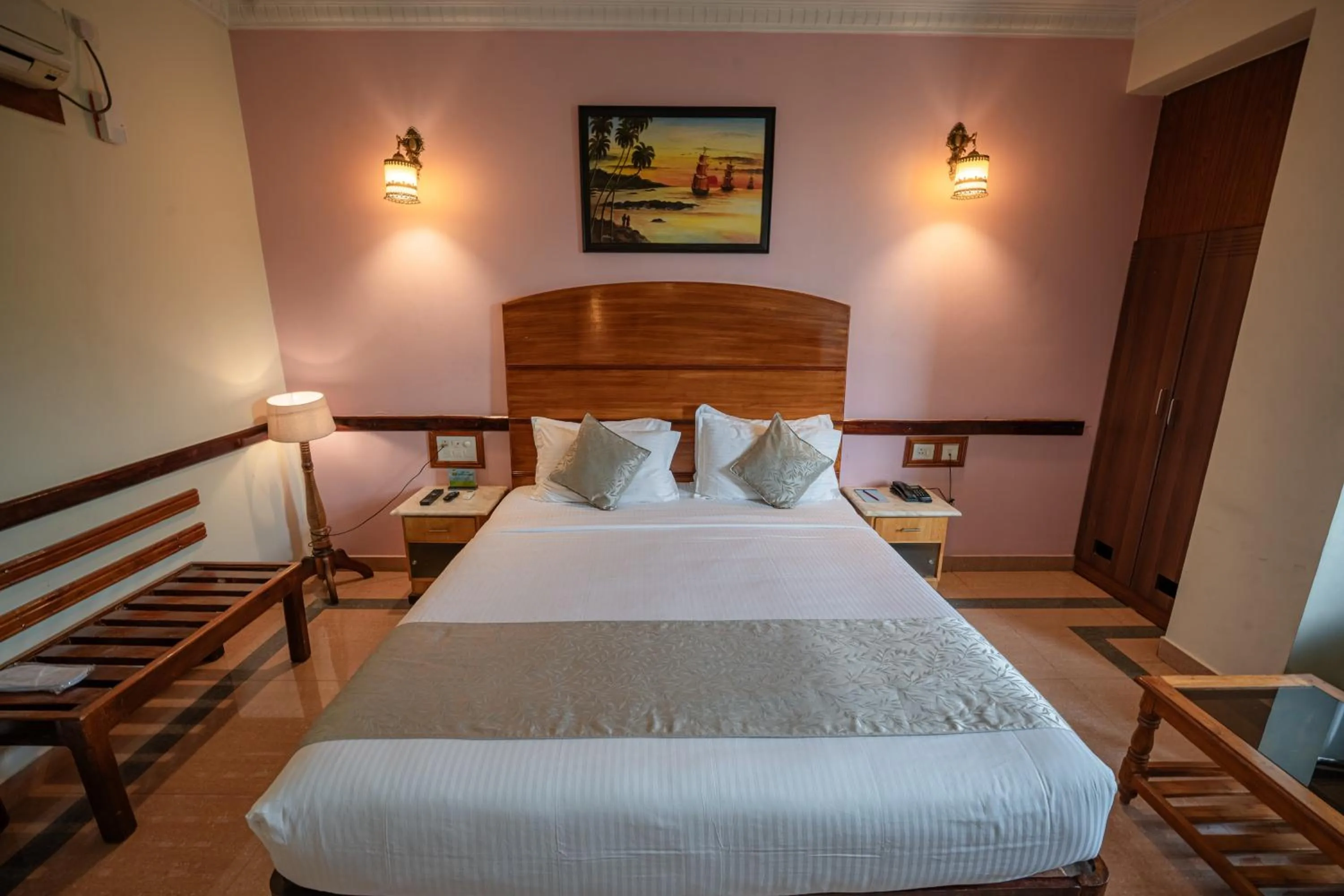 Bed in Hotel Presidency Kempegowda International Airport Bangalore