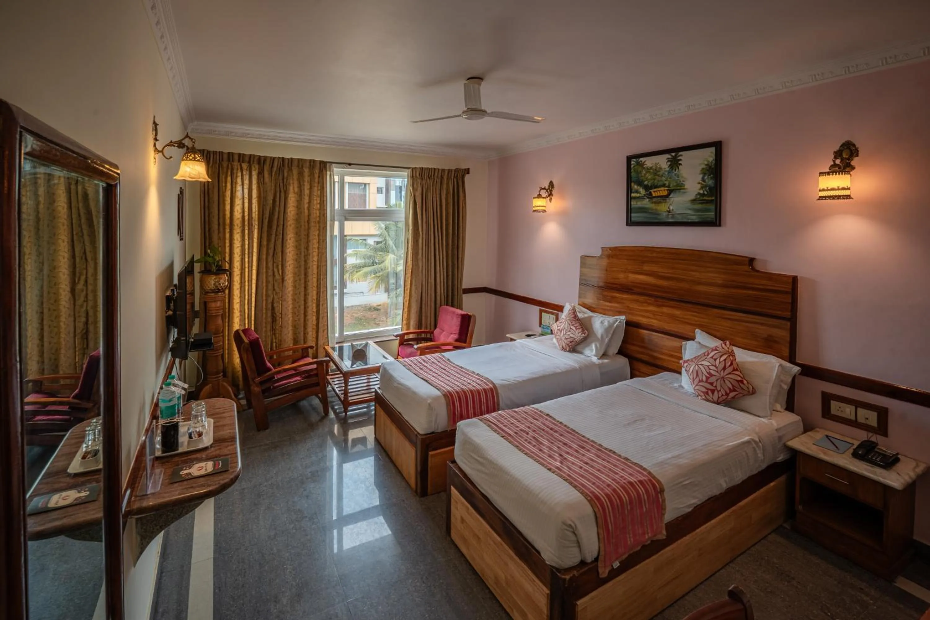 Bed in Hotel Presidency Kempegowda International Airport Bangalore