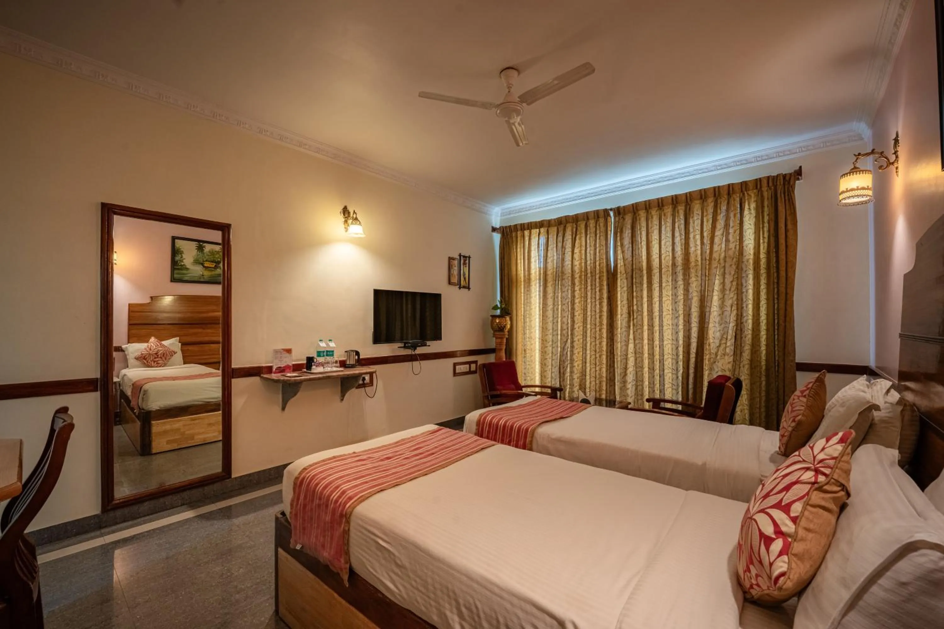 Bed in Hotel Presidency Kempegowda International Airport Bangalore