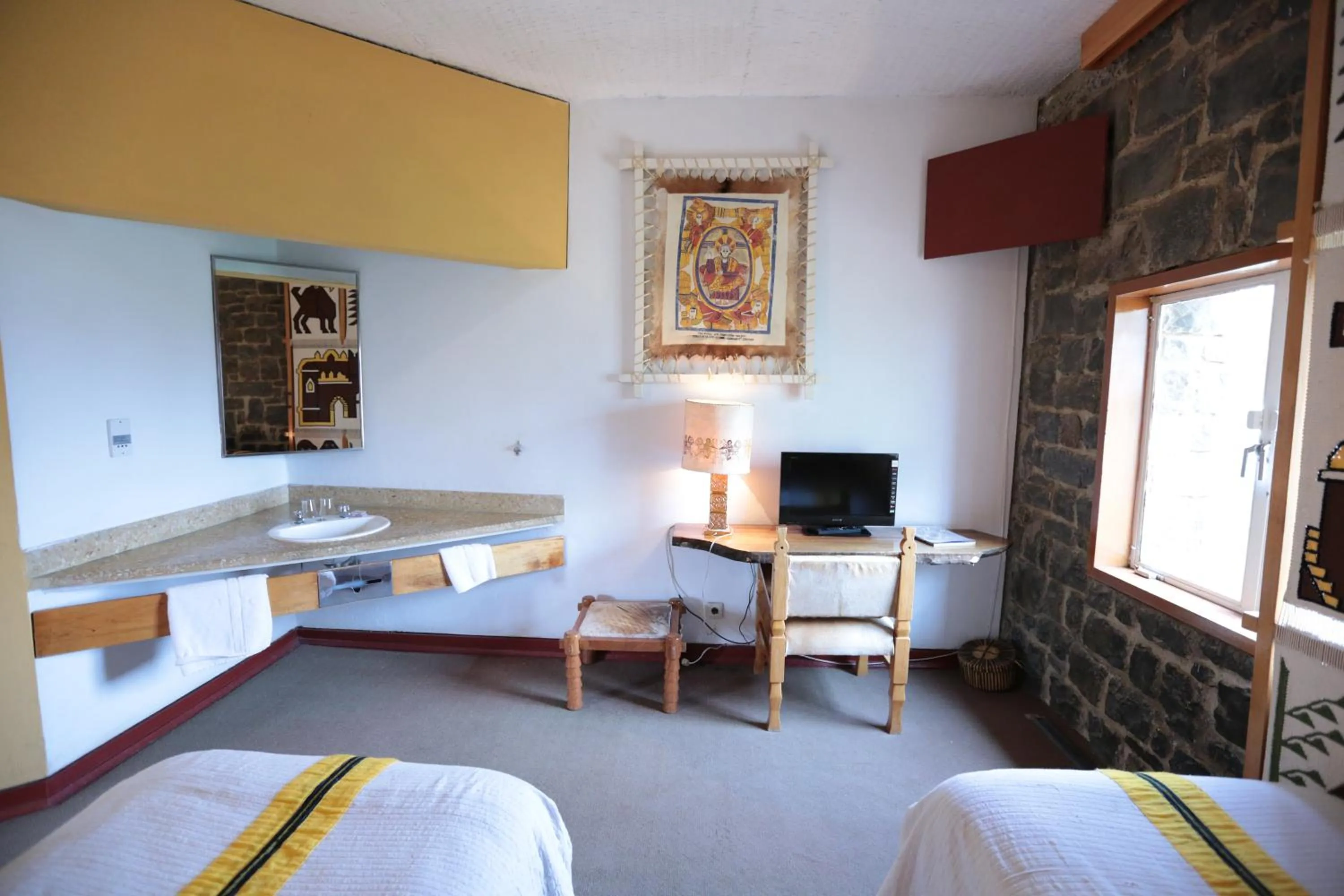 People, Bed in Goha Hotel