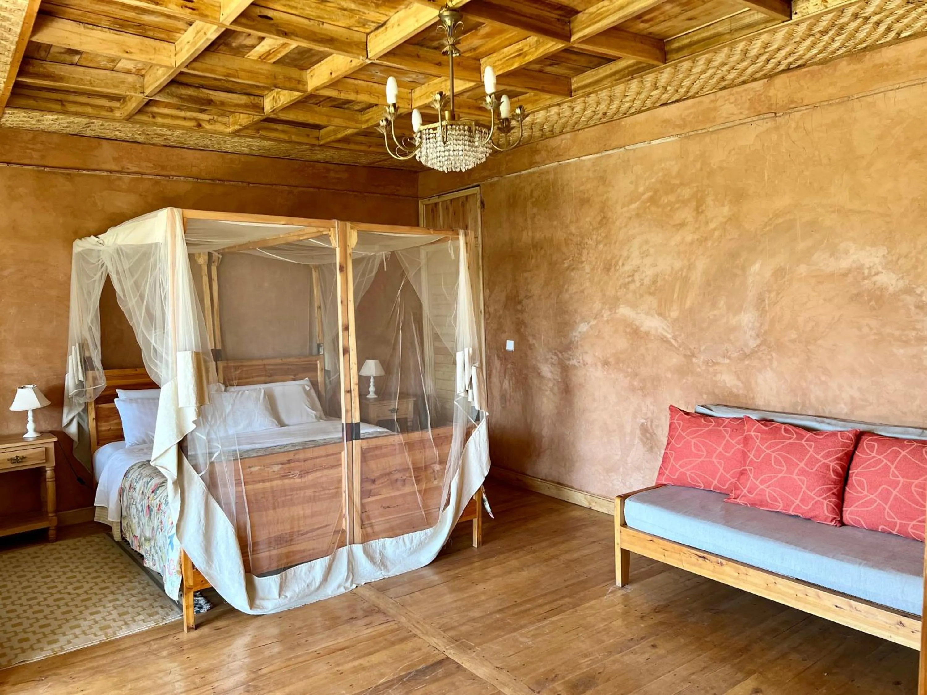 Photo of the whole room, Bed in La Locanda