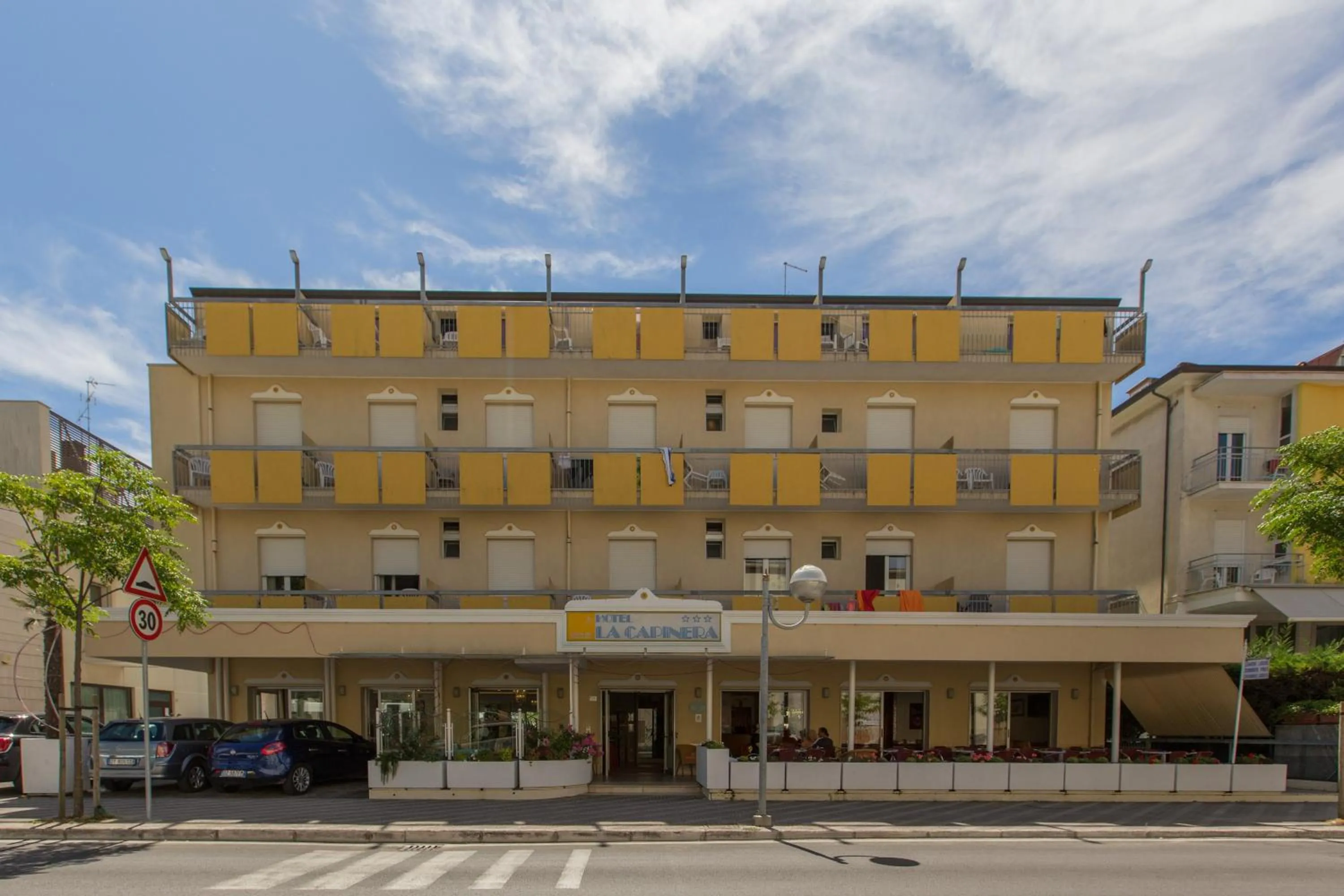 Property building in Hotel La Capinera