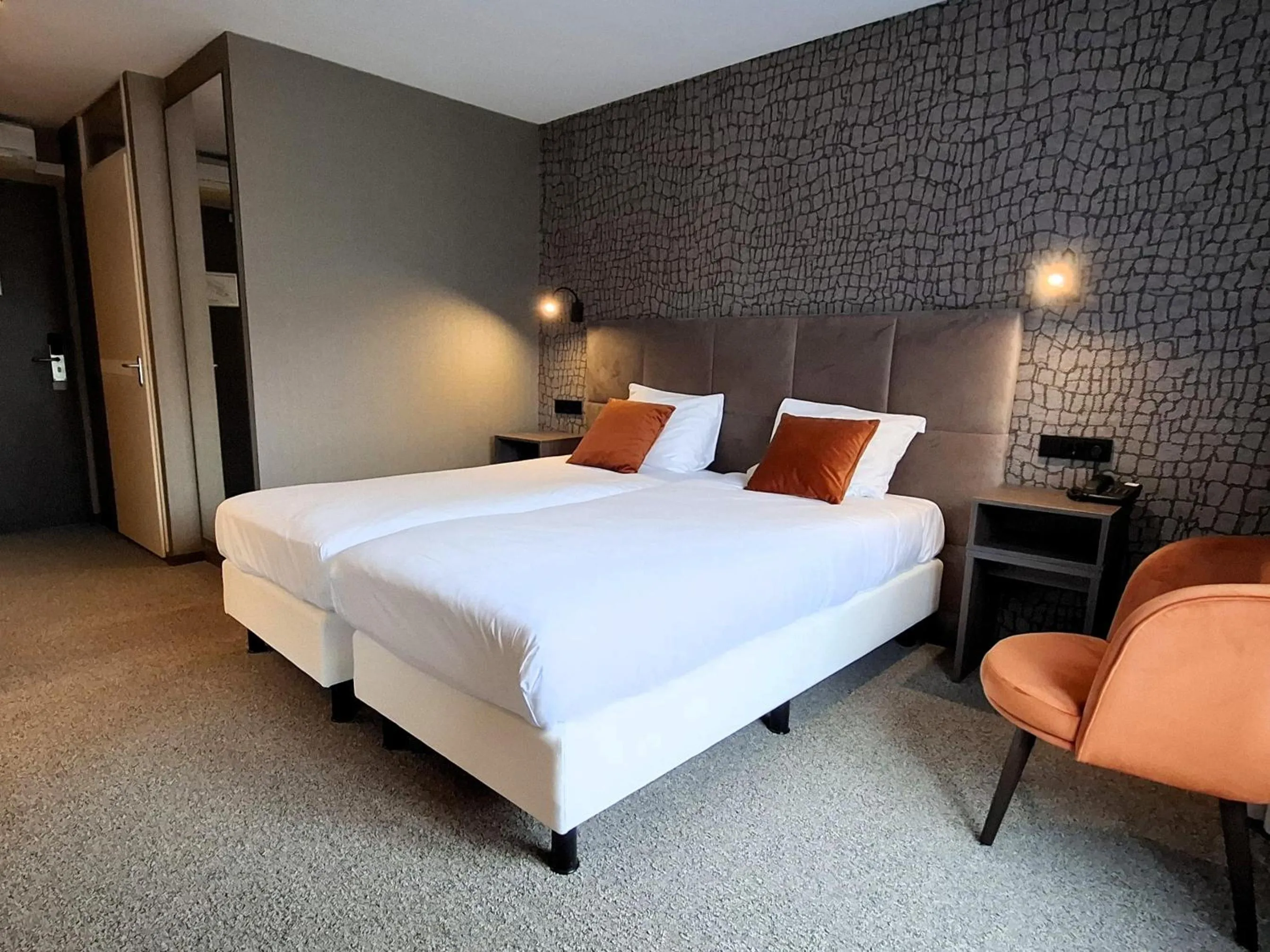 Bed in Hotel Asteria