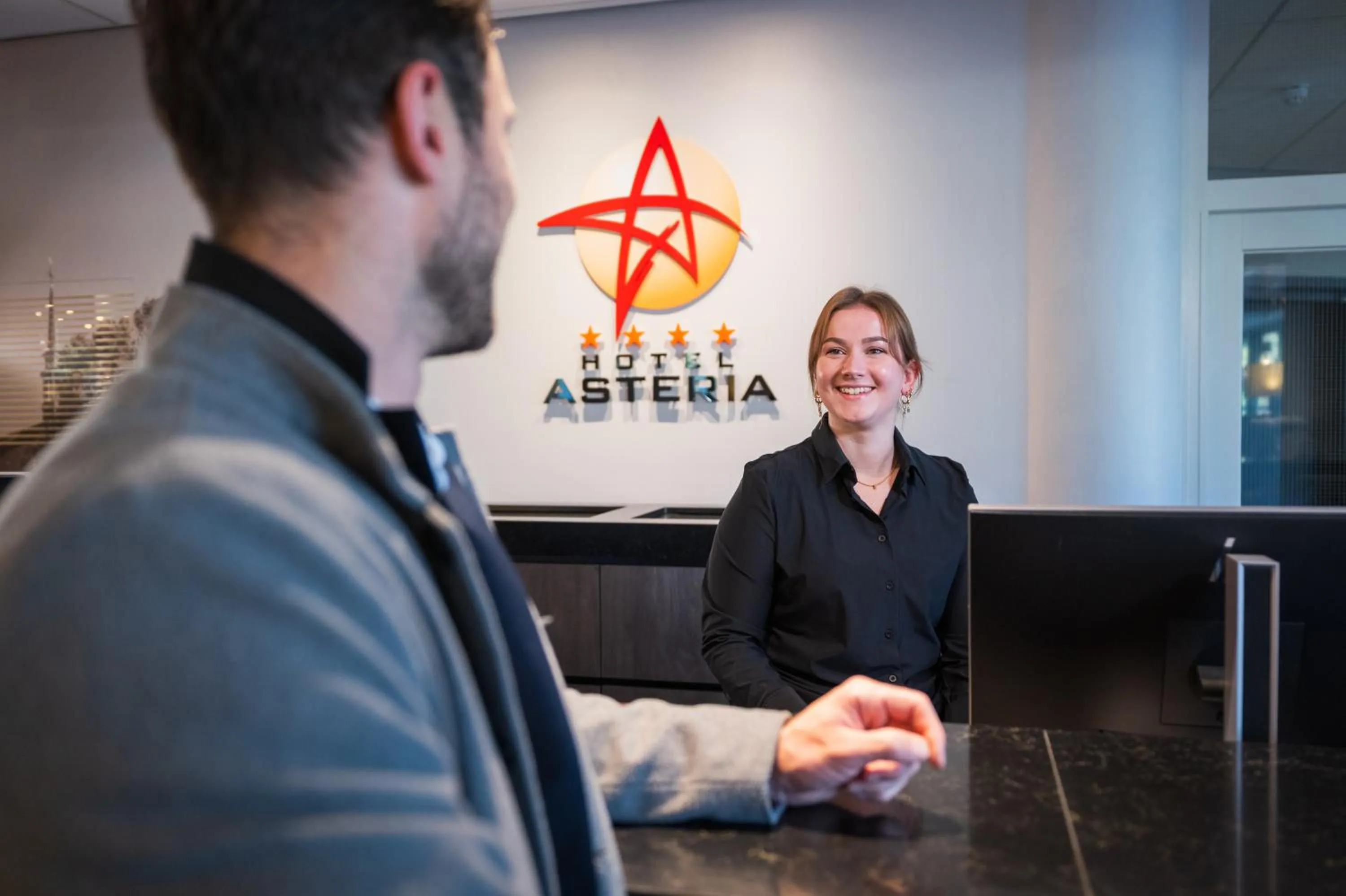 Lobby or reception in Hotel Asteria