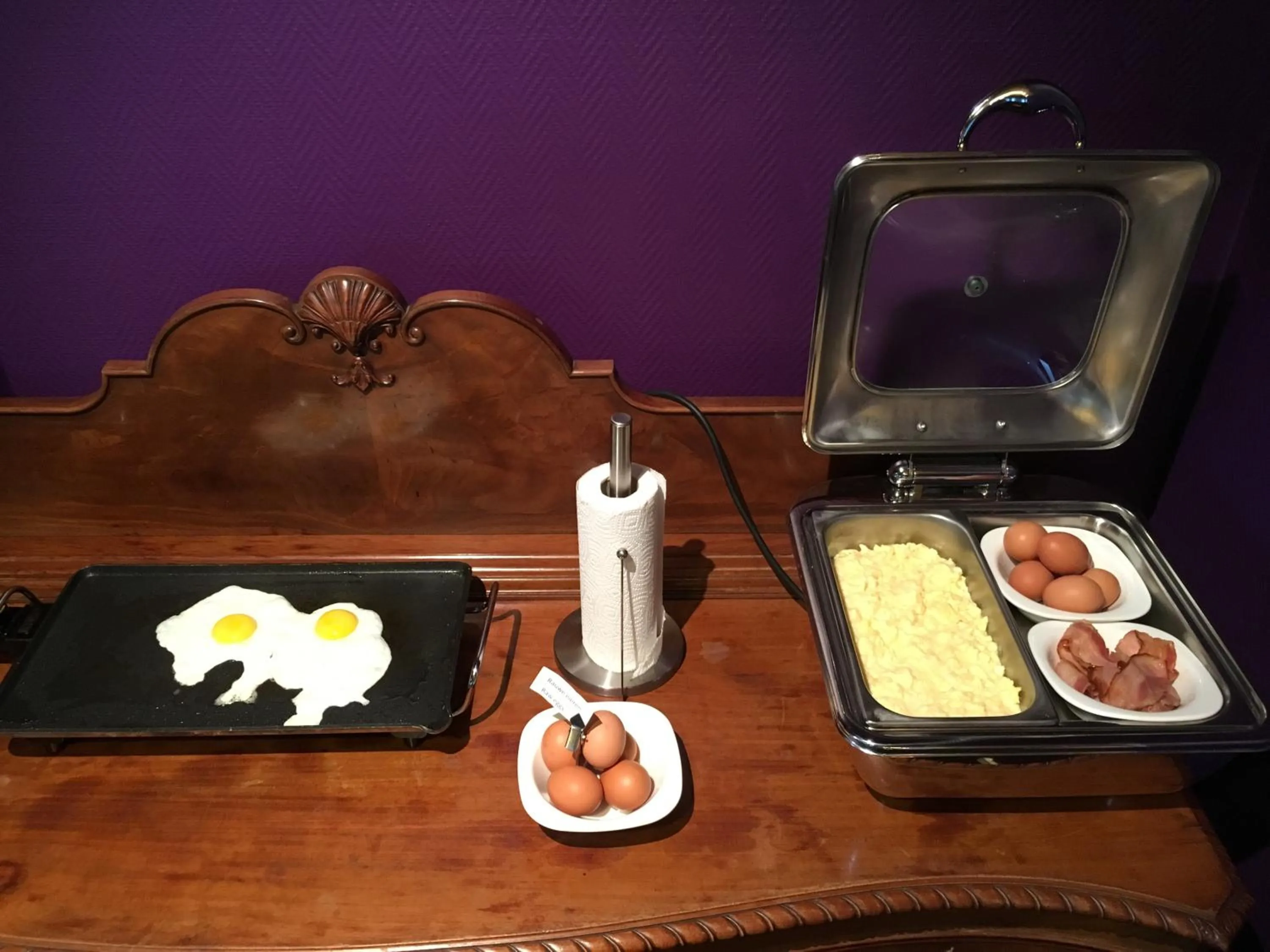 Food close-up in Hotel Faber