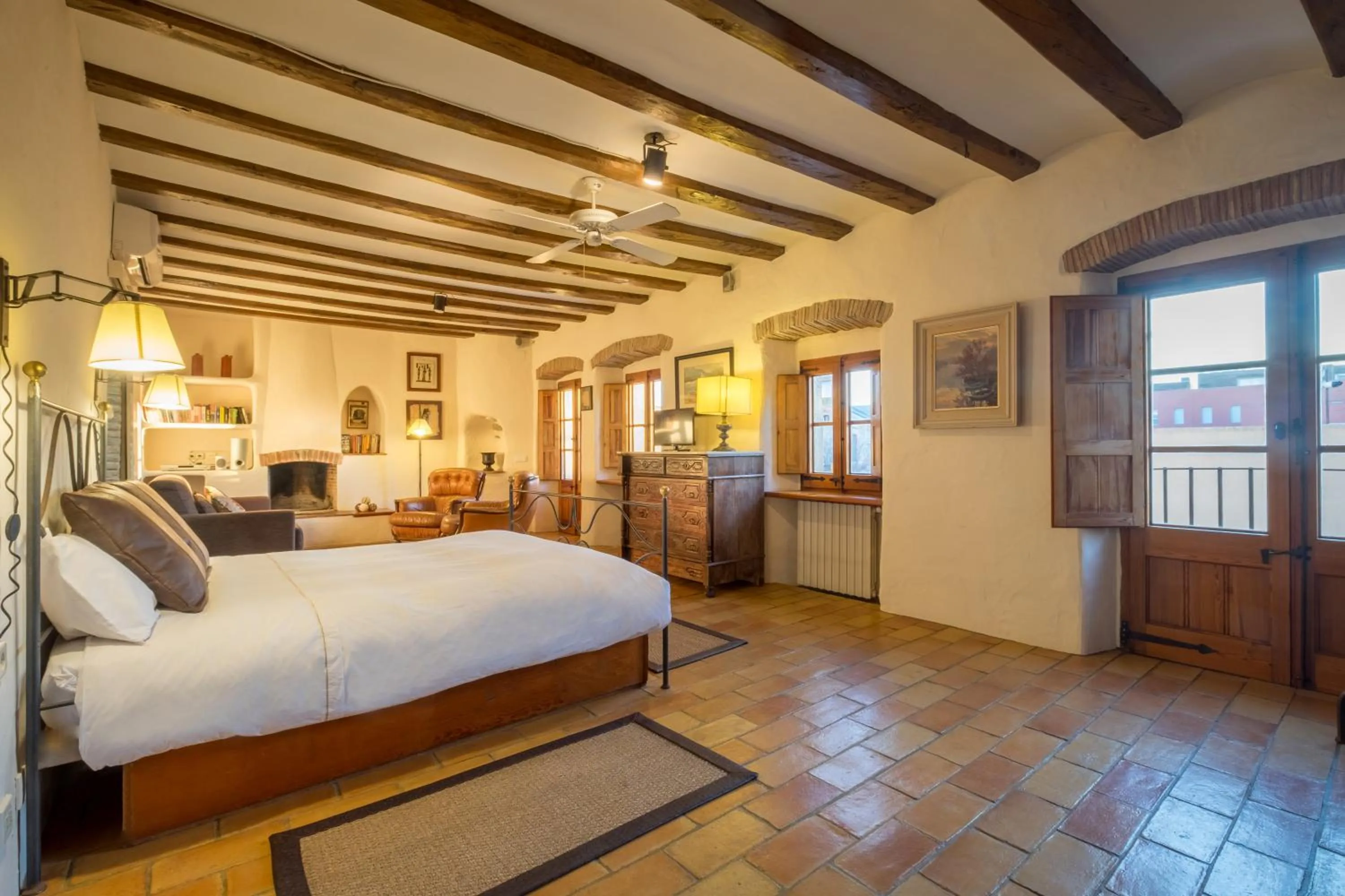 Bed in Can Felip Apartments