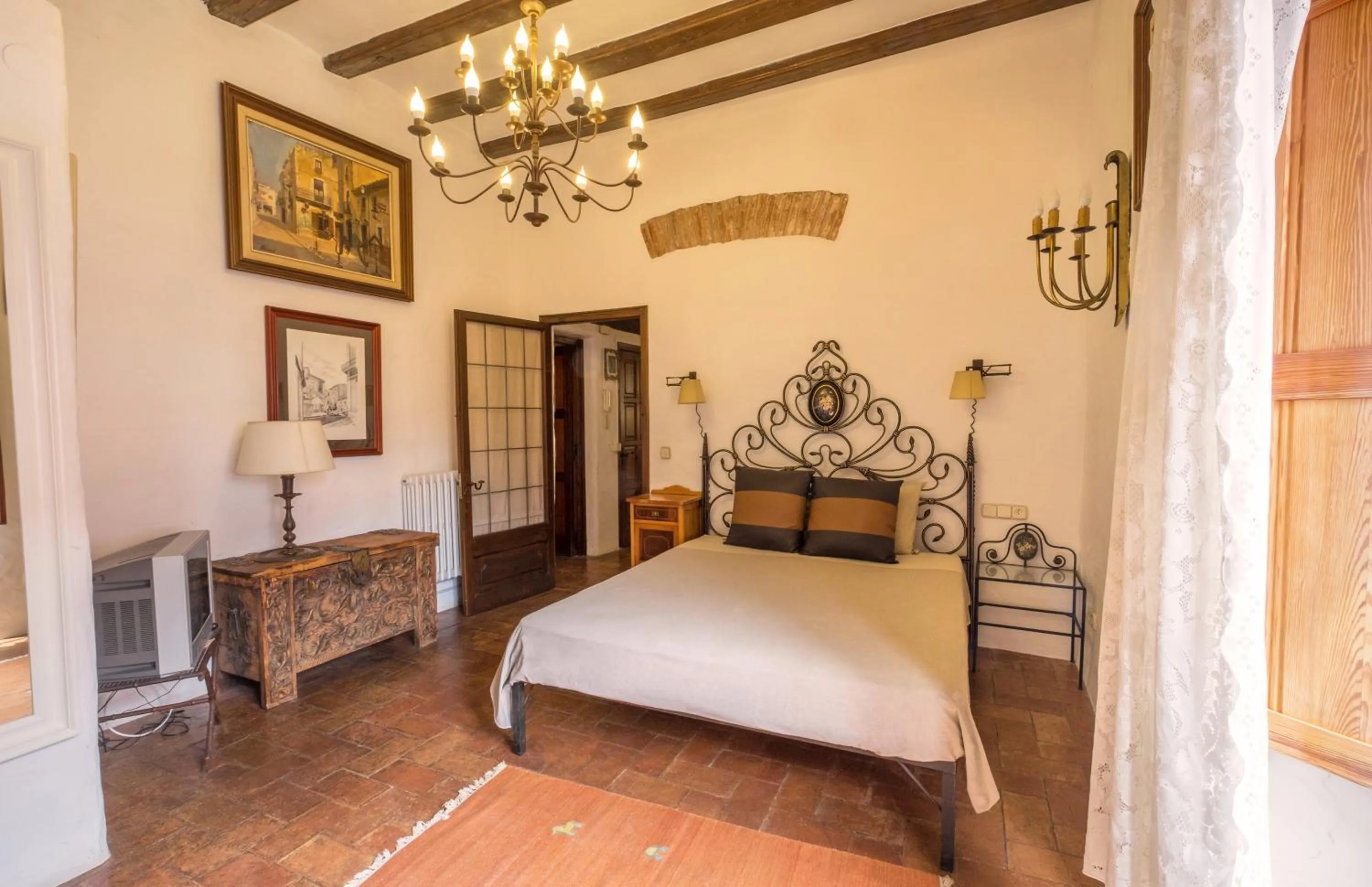 Bed in Can Felip Apartments