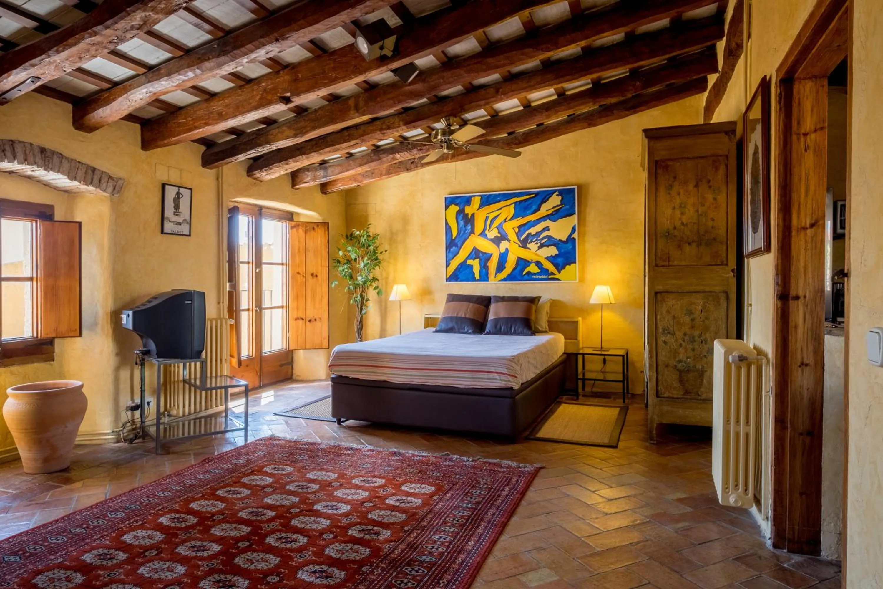 Bed in Can Felip Apartments