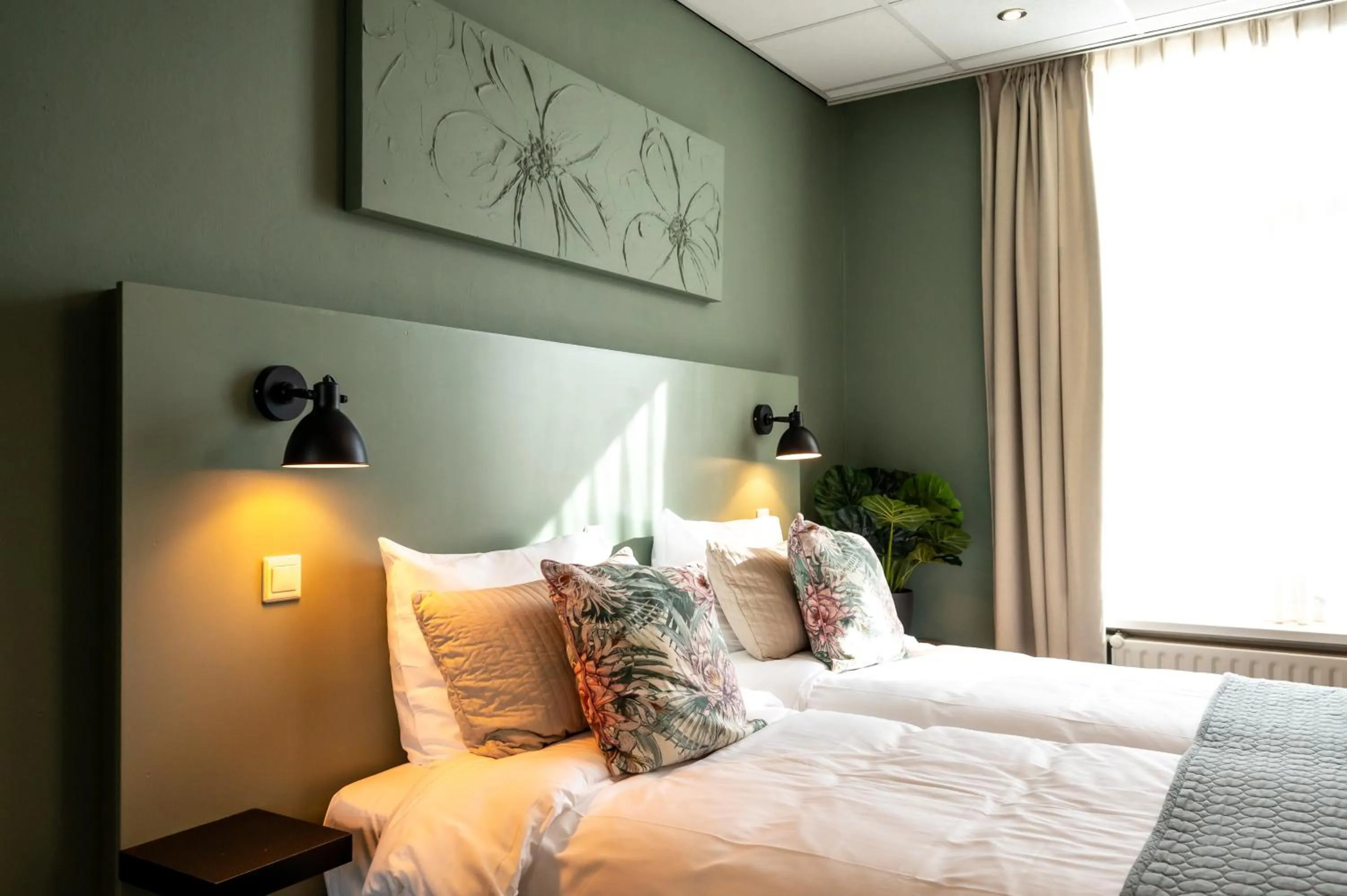 Bed in Hotel Villa Flora