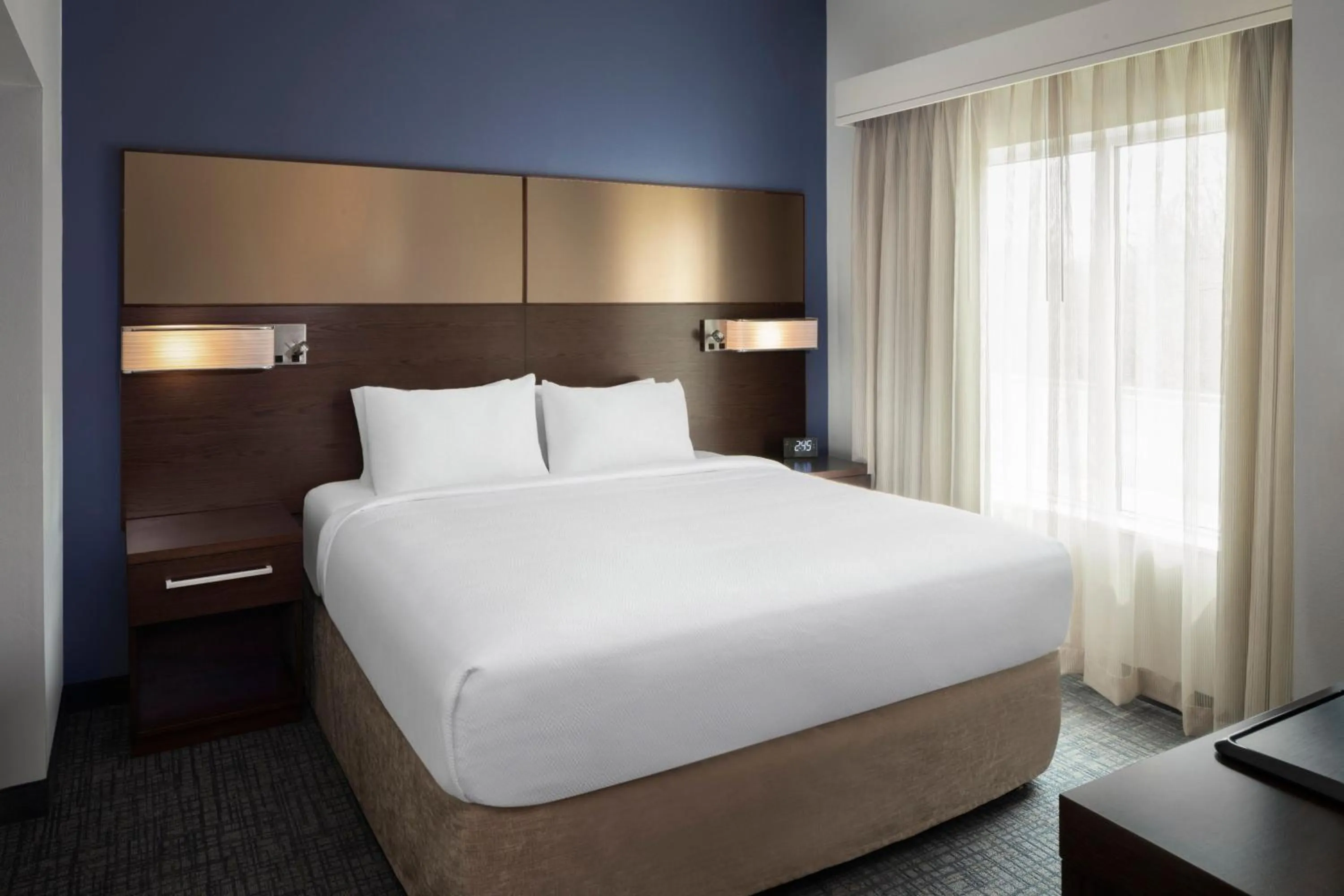 Bedroom, Bed in Residence Inn by Marriott Wheeling/St. Clairsville