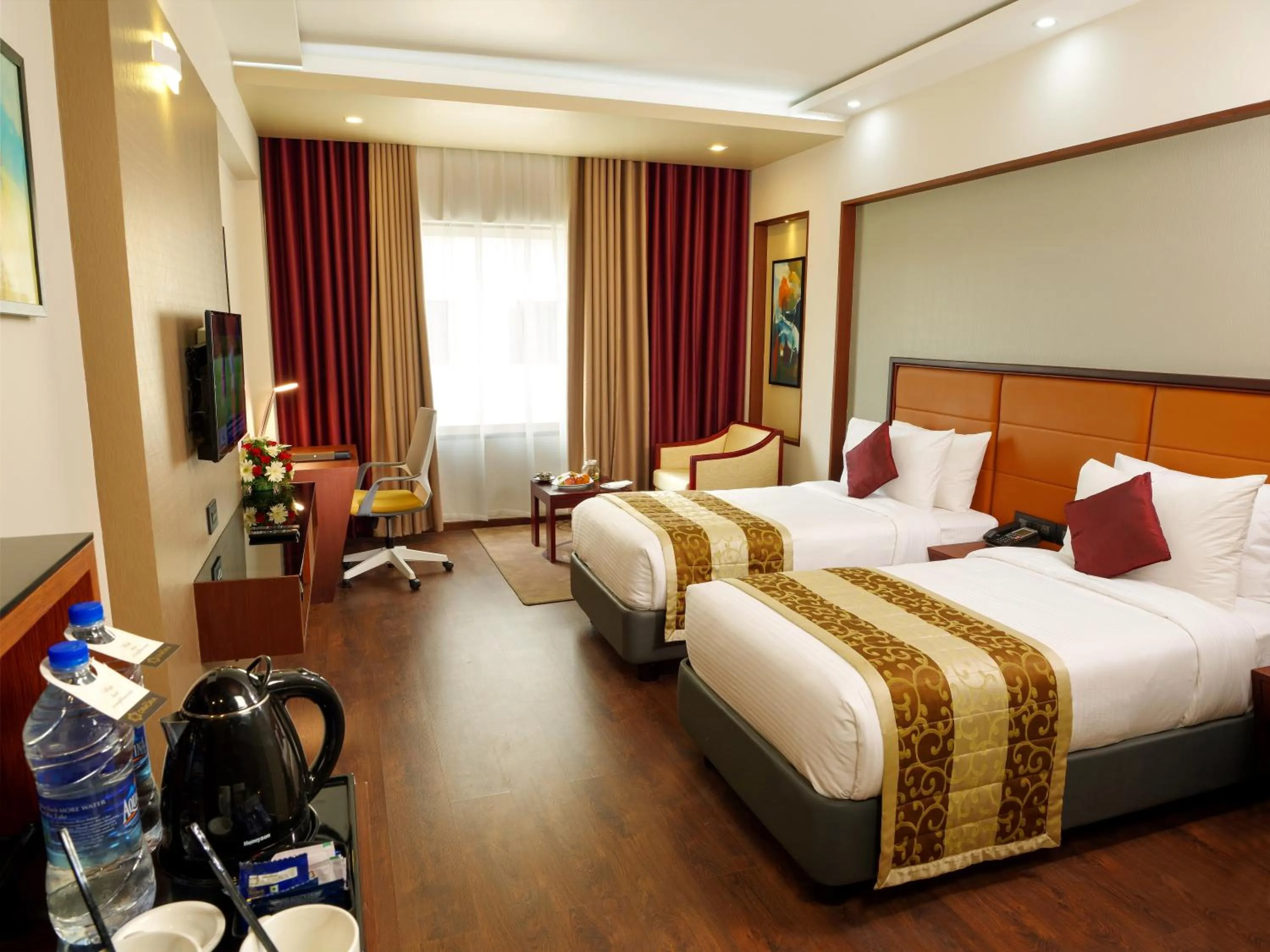 Bedroom, Bed in Dimora Hotel Thiruvananthapuram