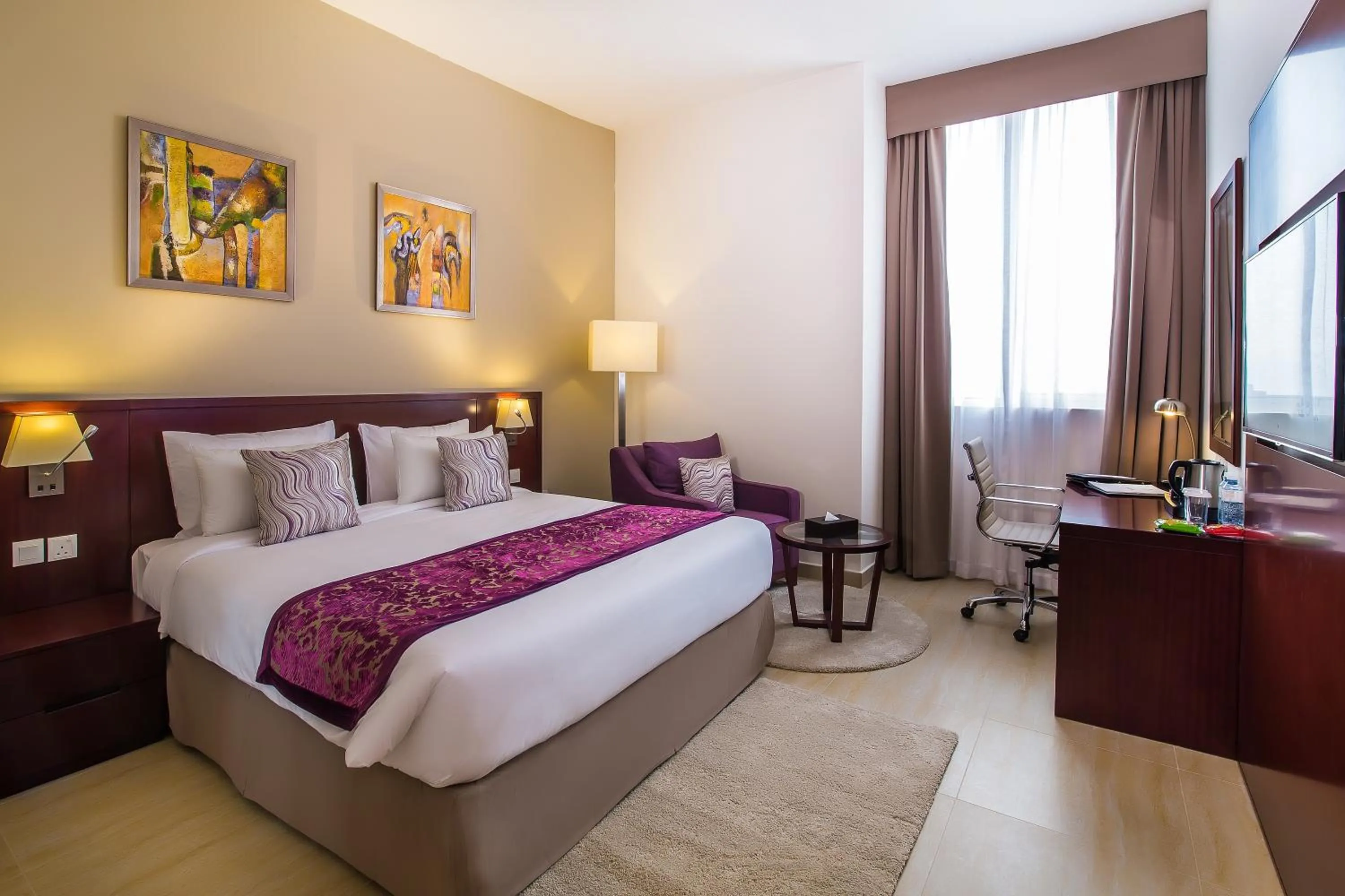 Bed in V Hotel Fujairah