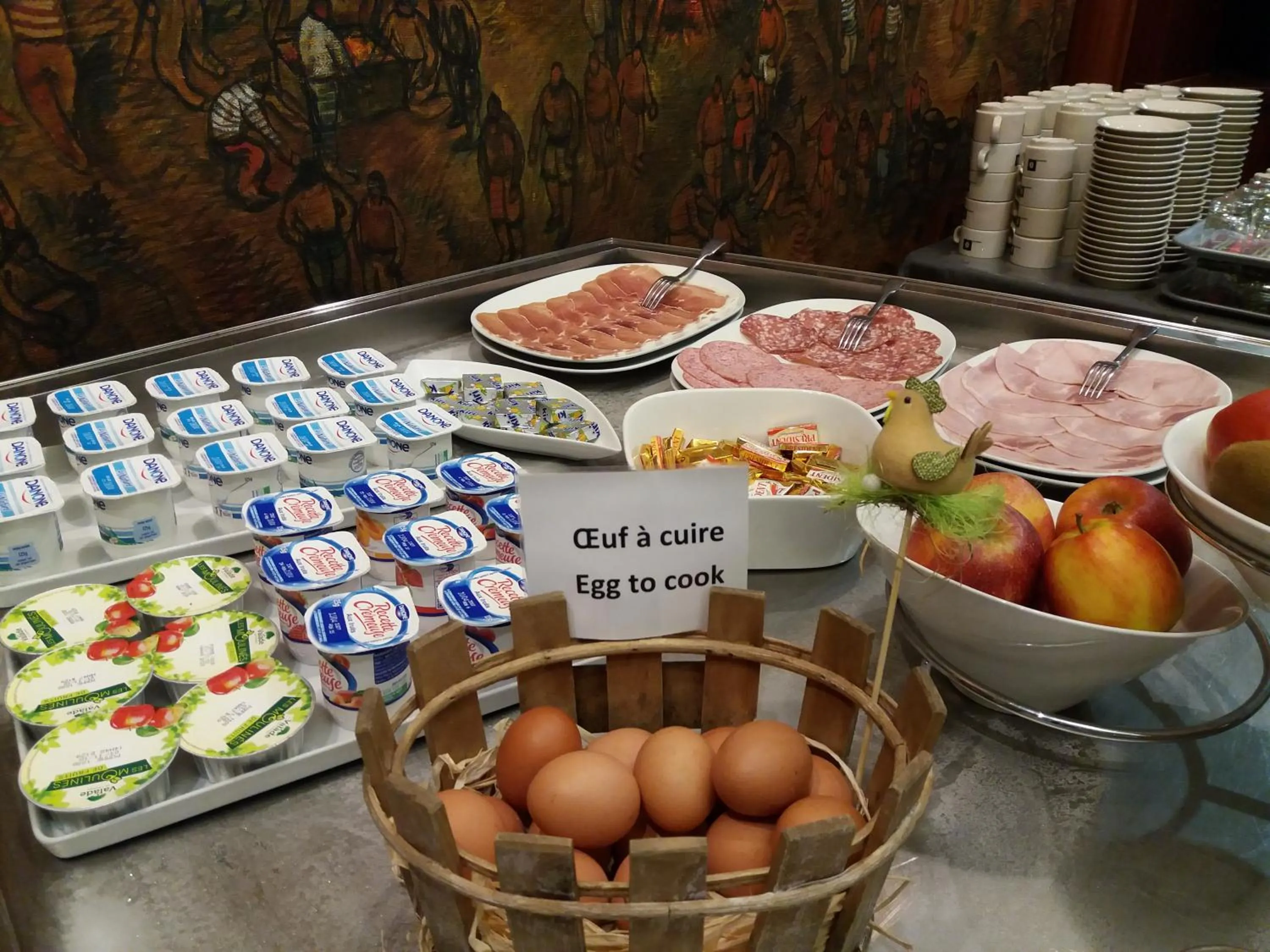 Buffet breakfast in Hotel Mira-Mar