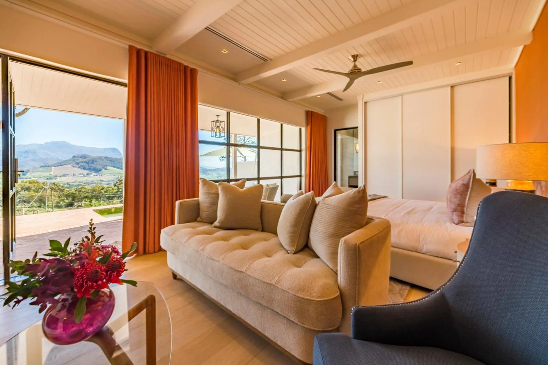 Natural landscape in La Petite Ferme