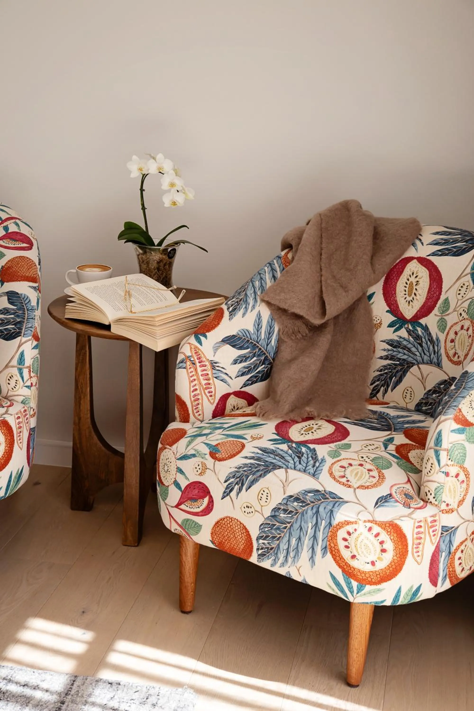 Seating area in La Petite Ferme