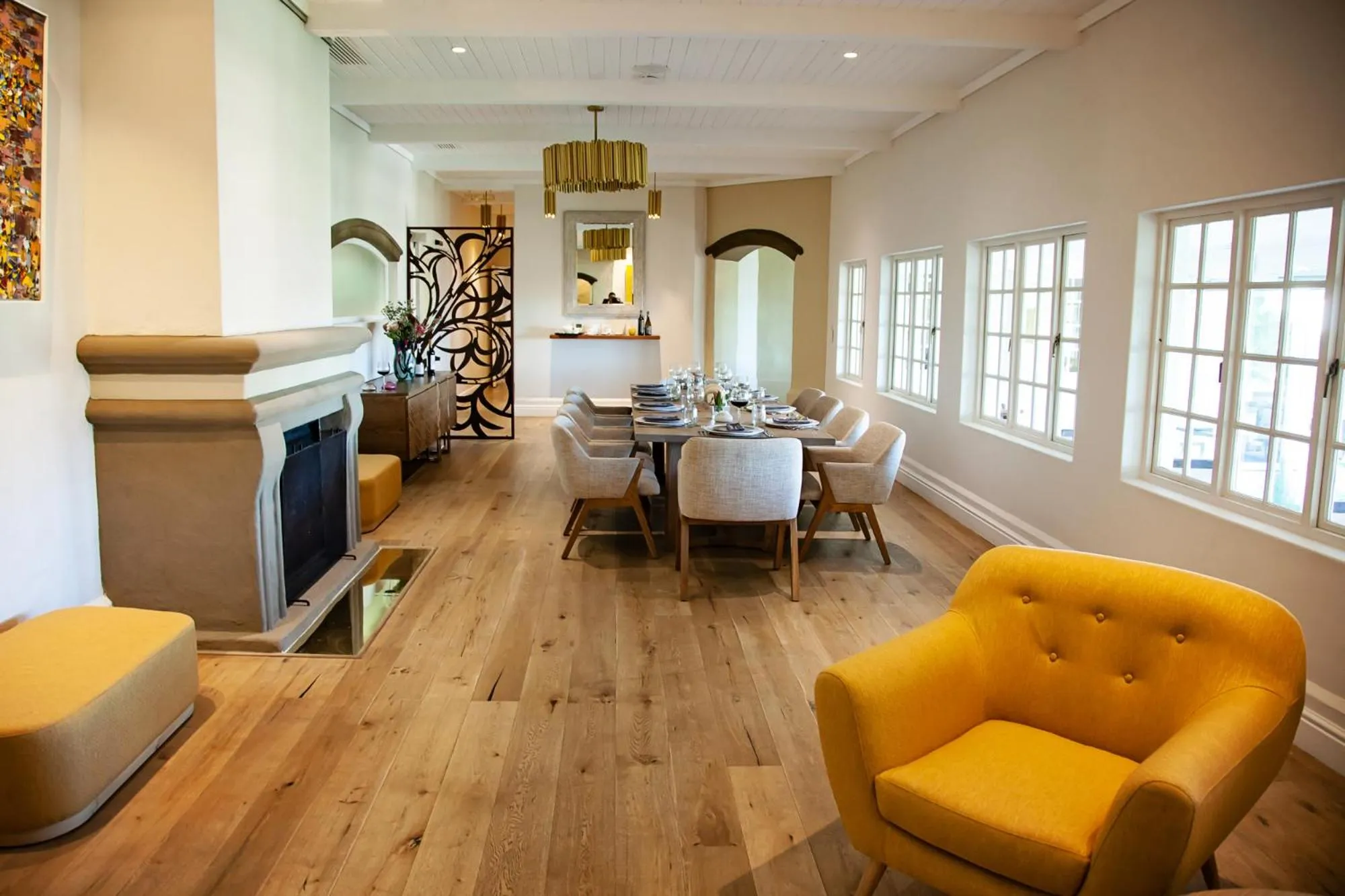 Dining area in La Petite Ferme