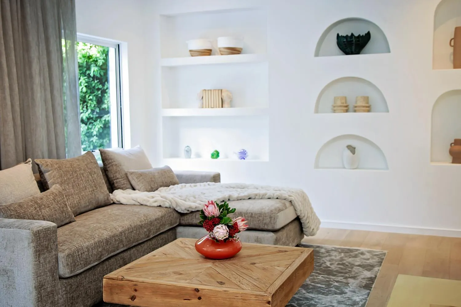 Living room in La Petite Ferme