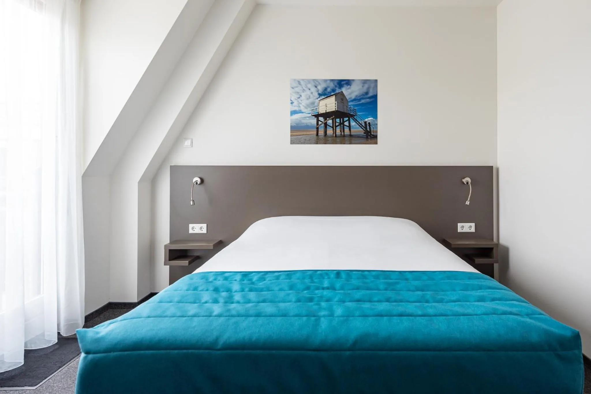 View (from property/room), Bed in Hotelletje de Veerman