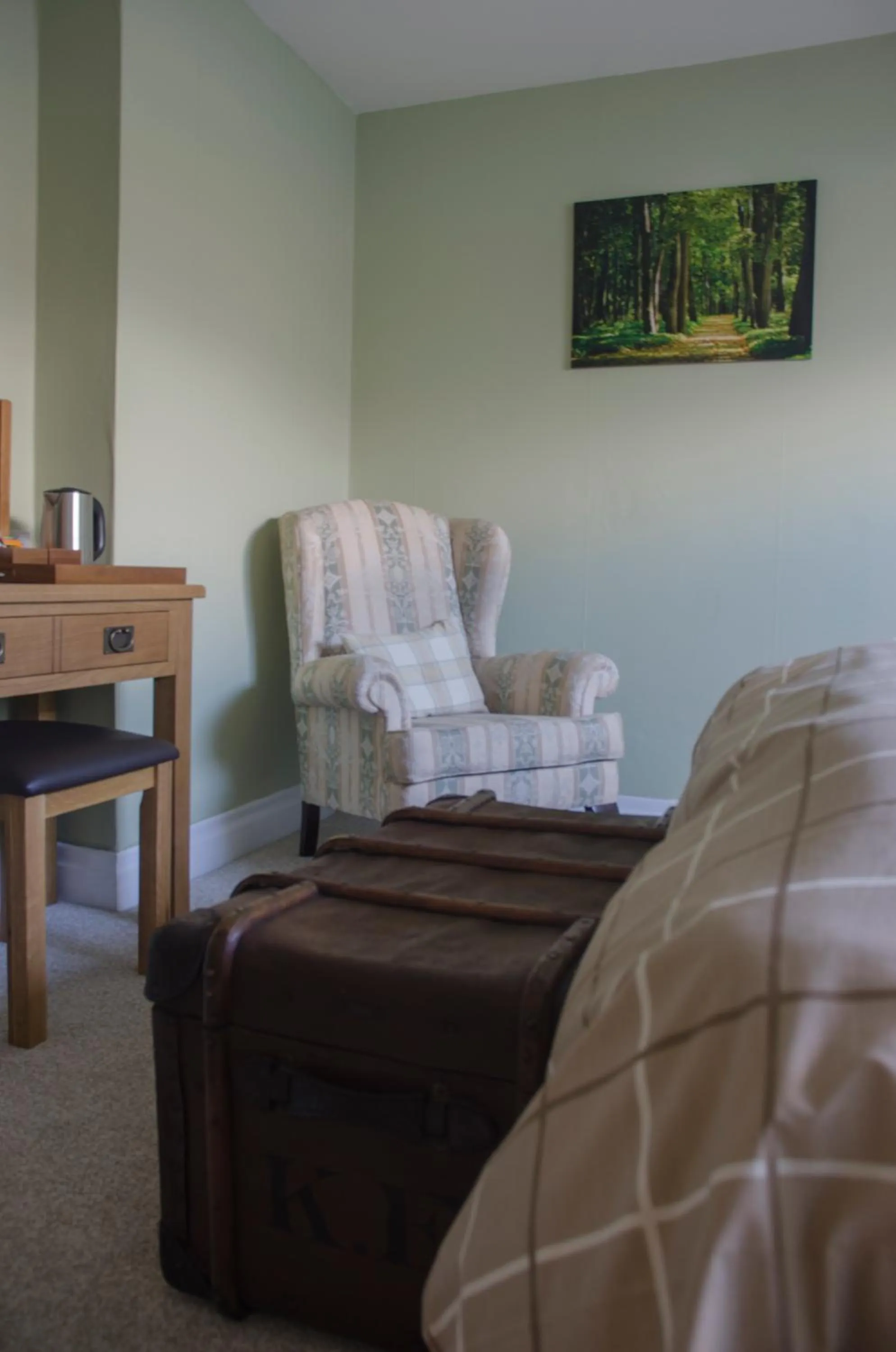 Decorative detail, Bed in The Sun Inn