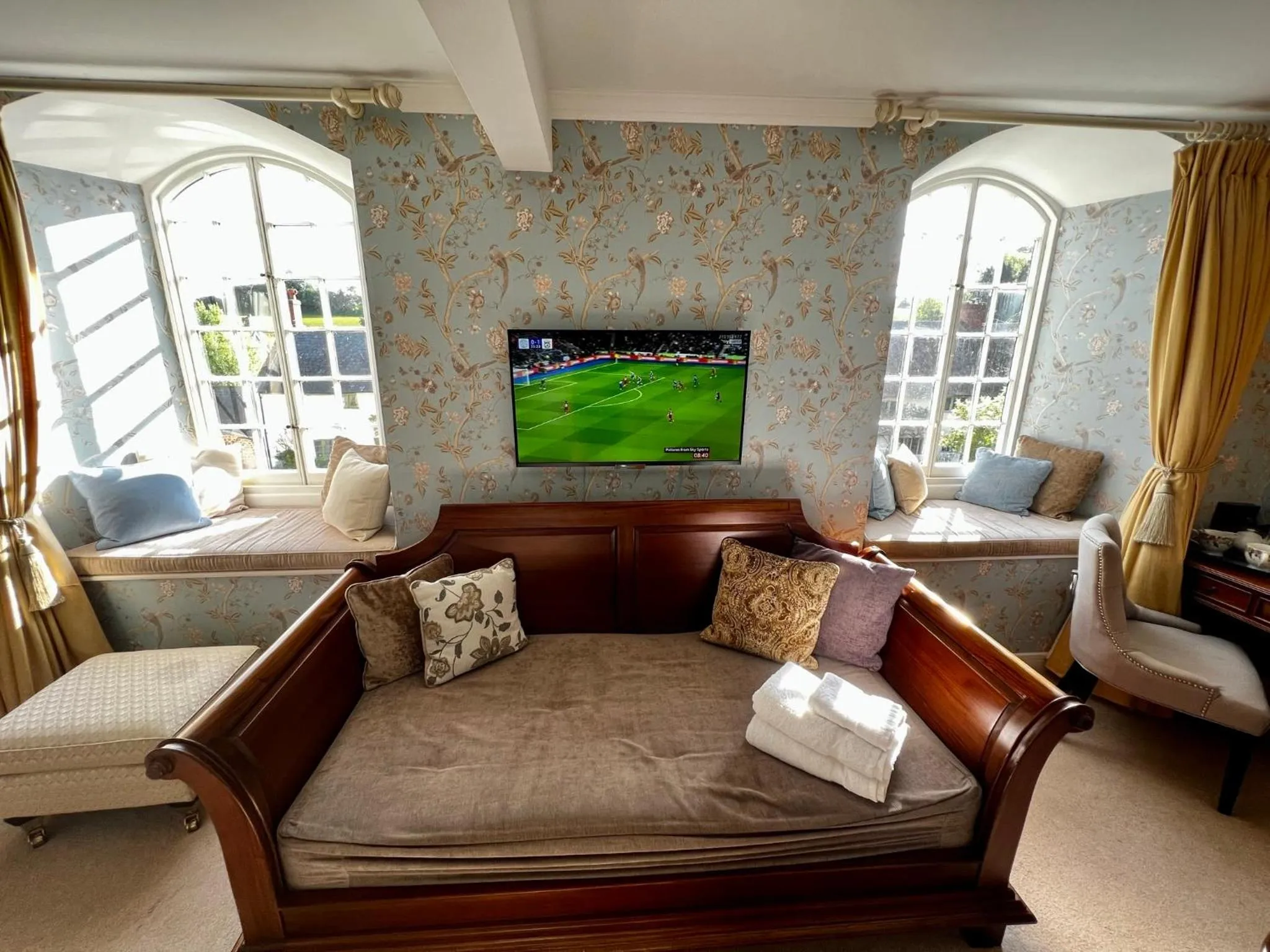 Seating area in Notley Arms Inn Exmoor National Park
