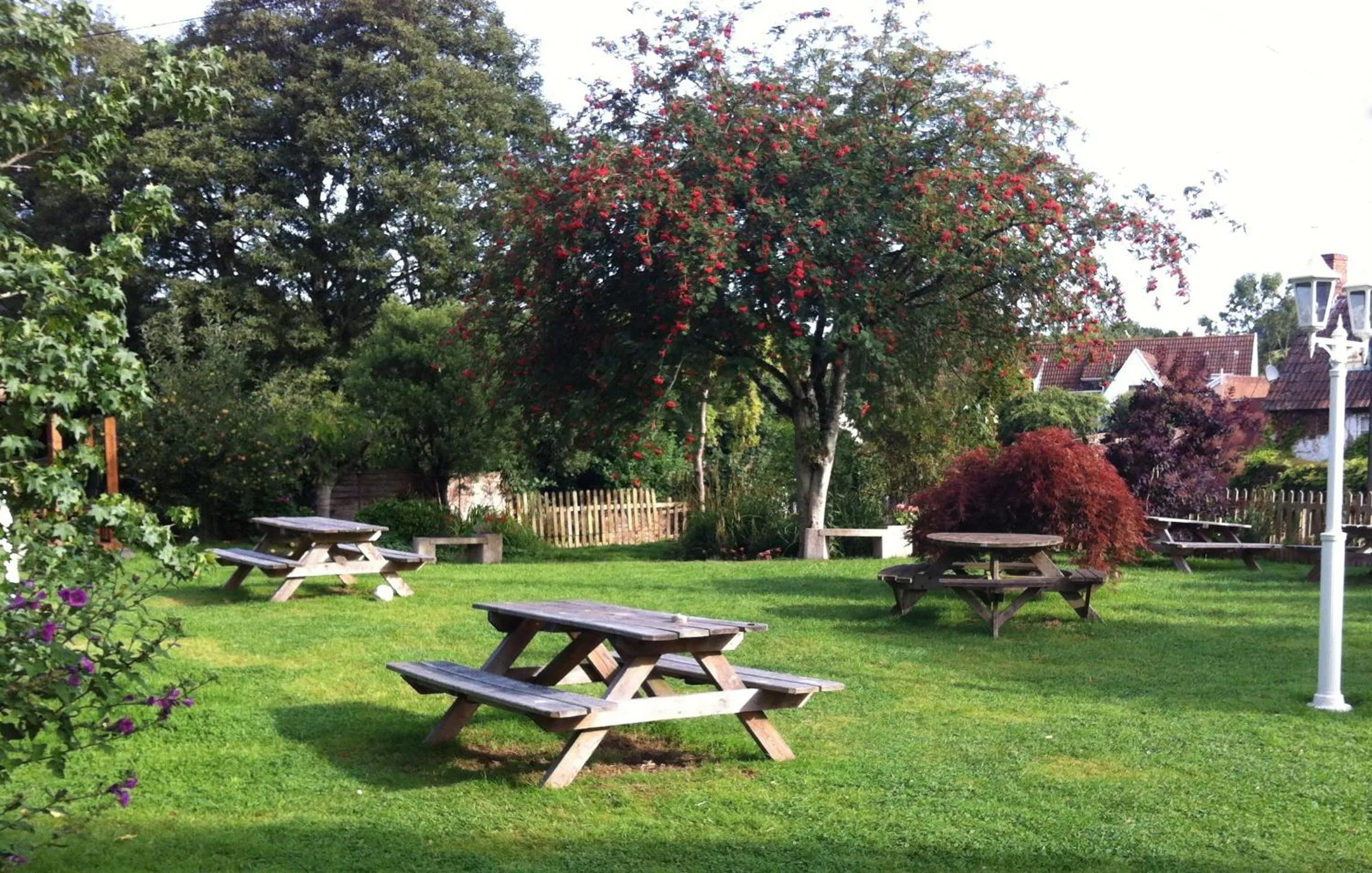 Garden in Notley Arms Inn Exmoor National Park