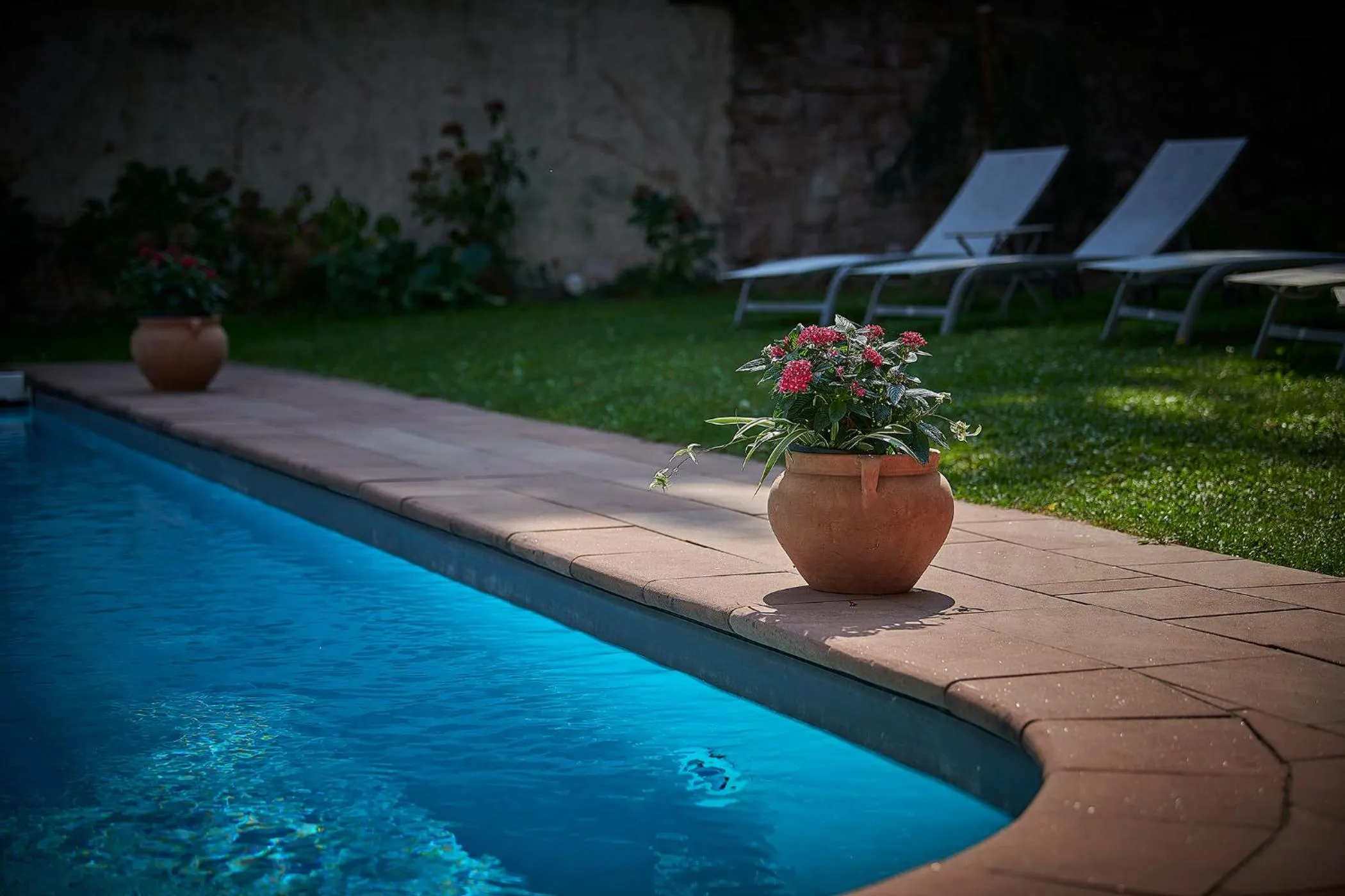 Swimming pool in Pêche de Vigne & Spa