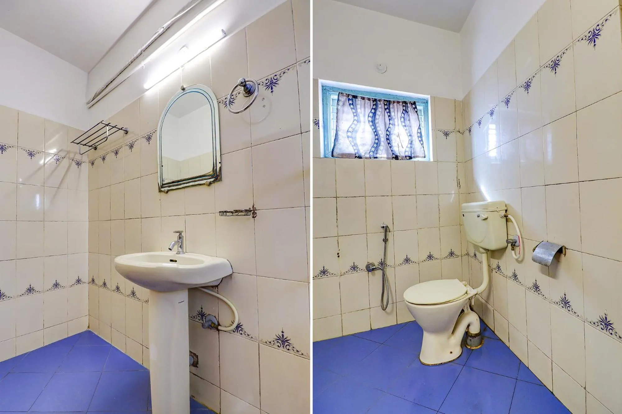 Bathroom in FabHotel Shivaals Residency - Rajajinagar