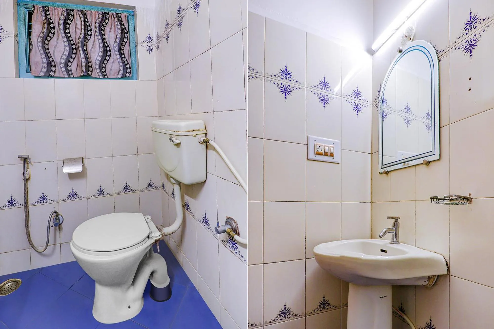 Bathroom in FabHotel Shivaals Residency - Rajajinagar