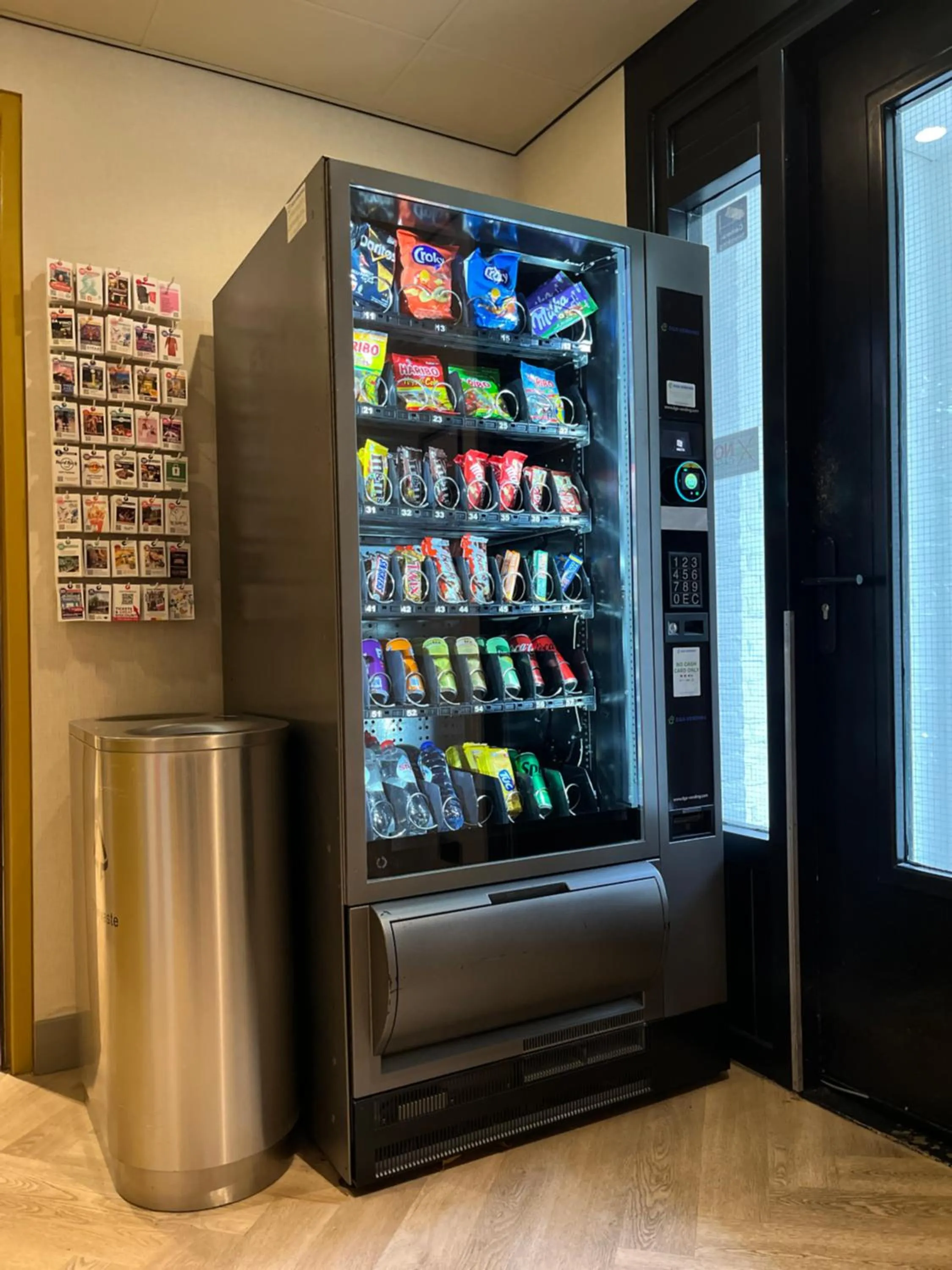 vending machine in Dutch Design Hotel Vondelpark