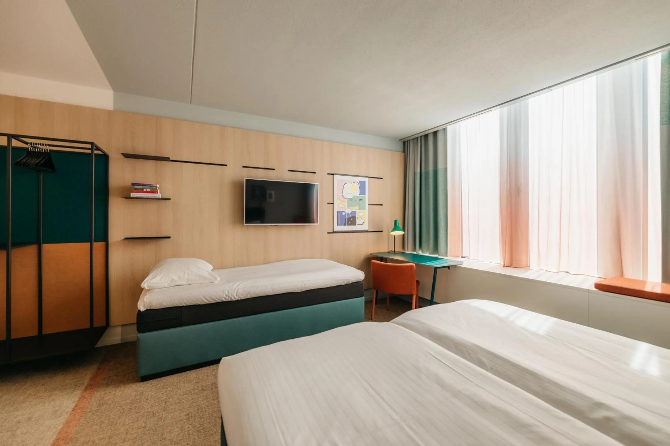 Bed in Hotel Casa Amsterdam