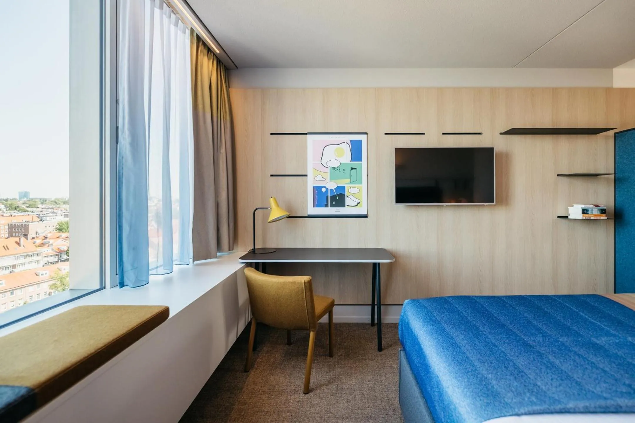 Bed in Hotel Casa Amsterdam