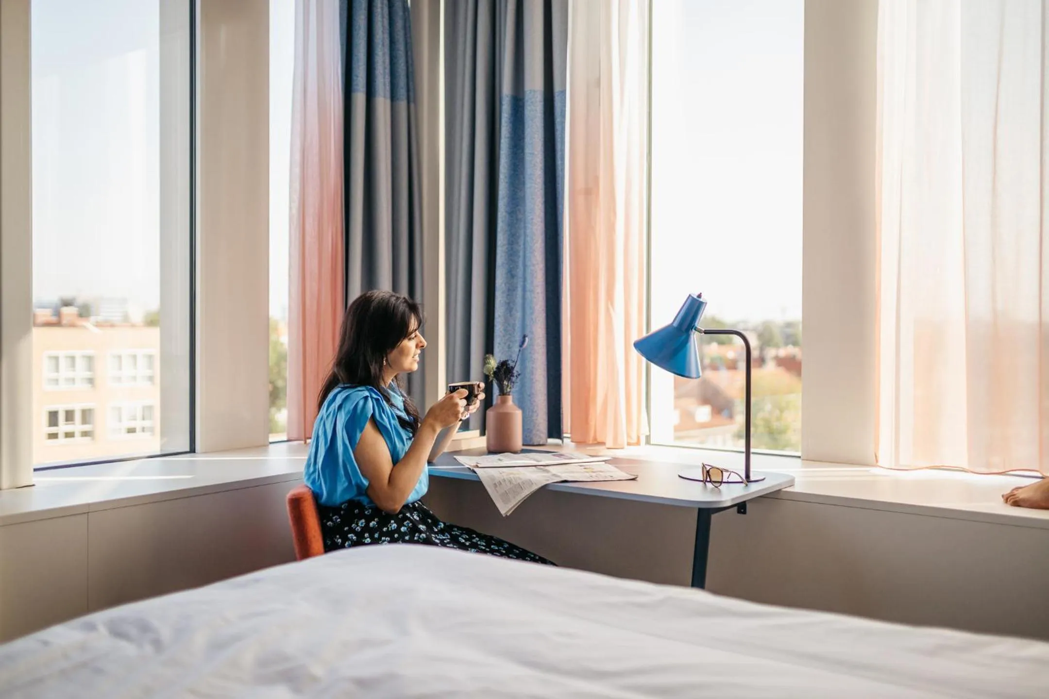 Bed in Hotel Casa Amsterdam