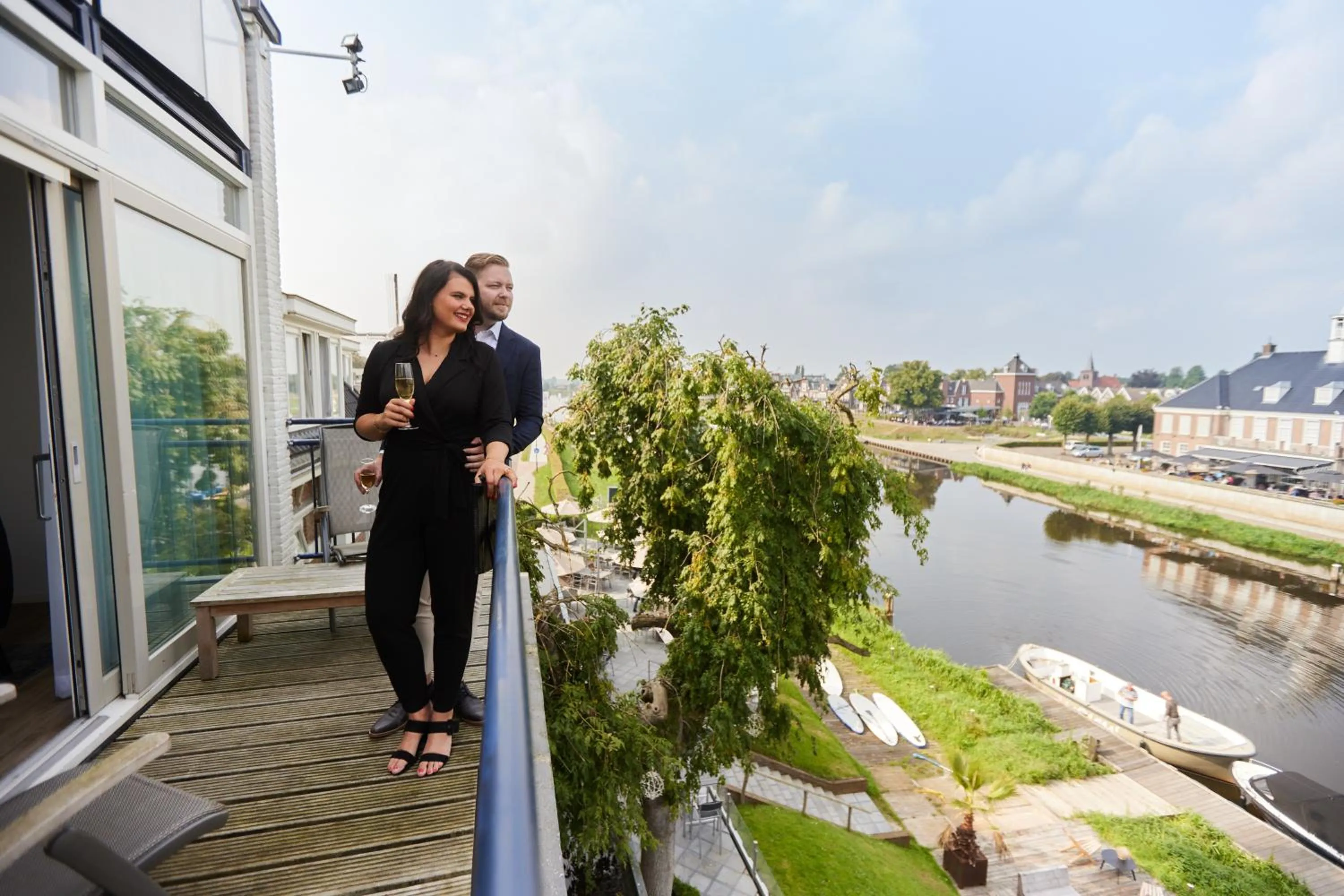 Balcony/Terrace in De Zon Hotel & Restaurant by Flow